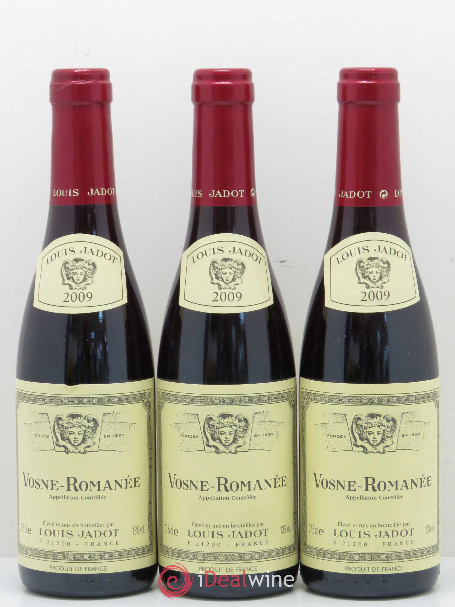 Vosne-Romanée Maison Louis Jadot 2009 - Lot de 3 demi bouteilles - 0