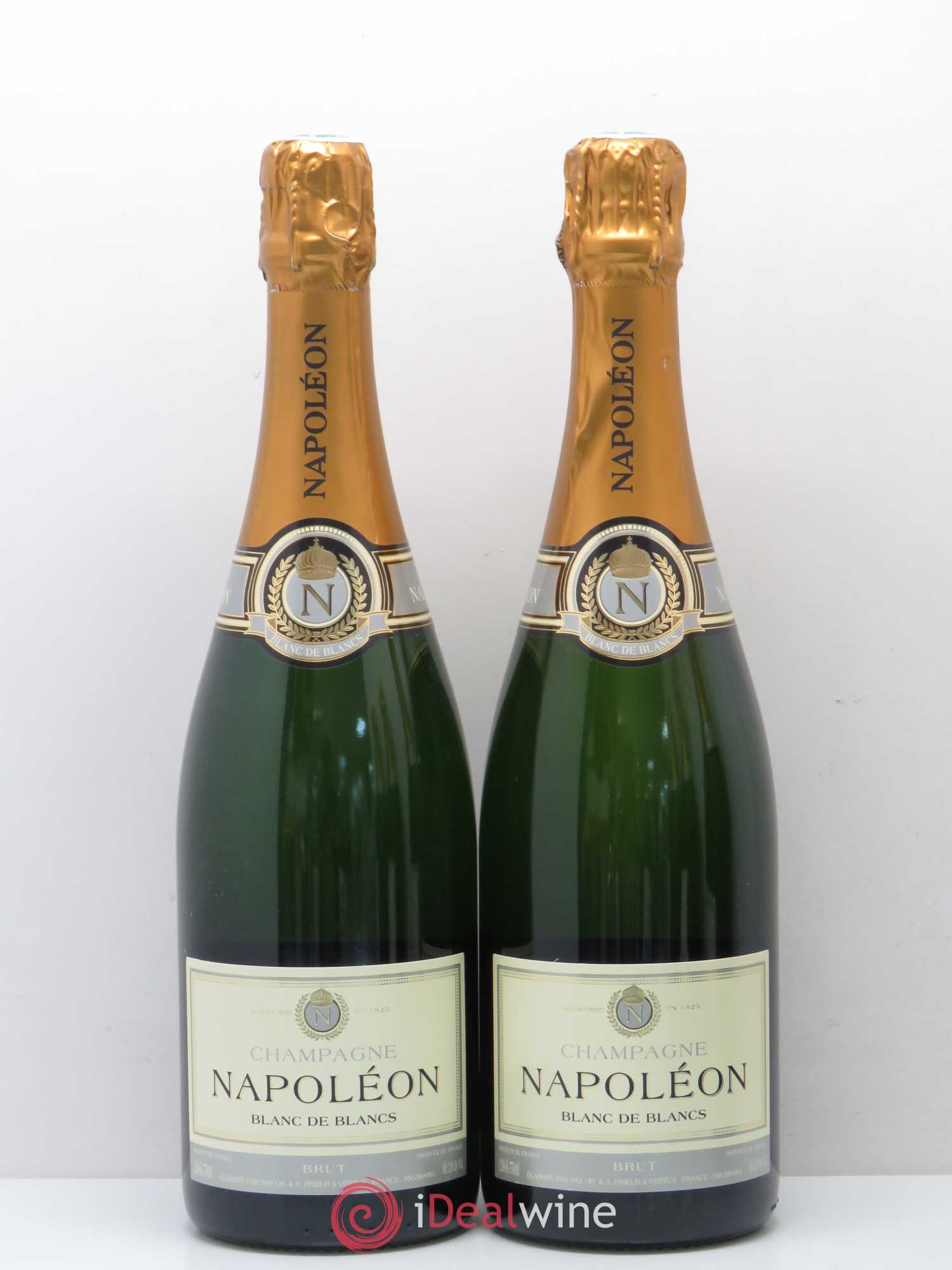 Champagne Napoleon Blanc de blancs - Lot de 5 bouteilles - 2