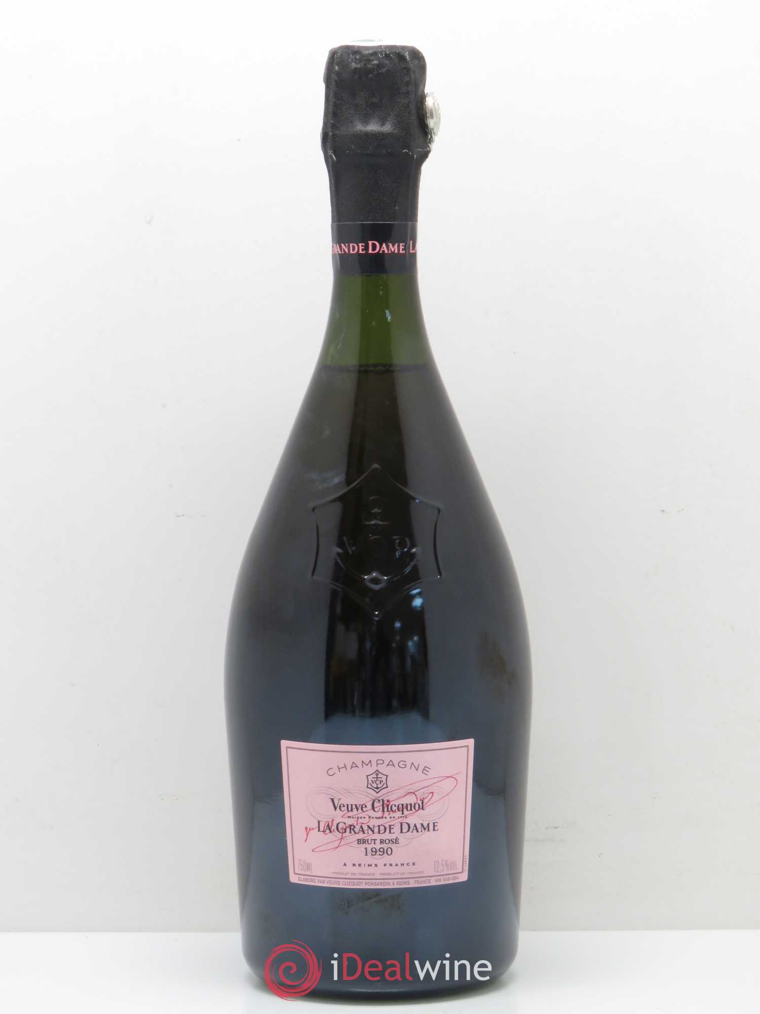 Champagne - La Grande Dame Veuve clicquot 1990 - Lot de 1 bouteille - 0