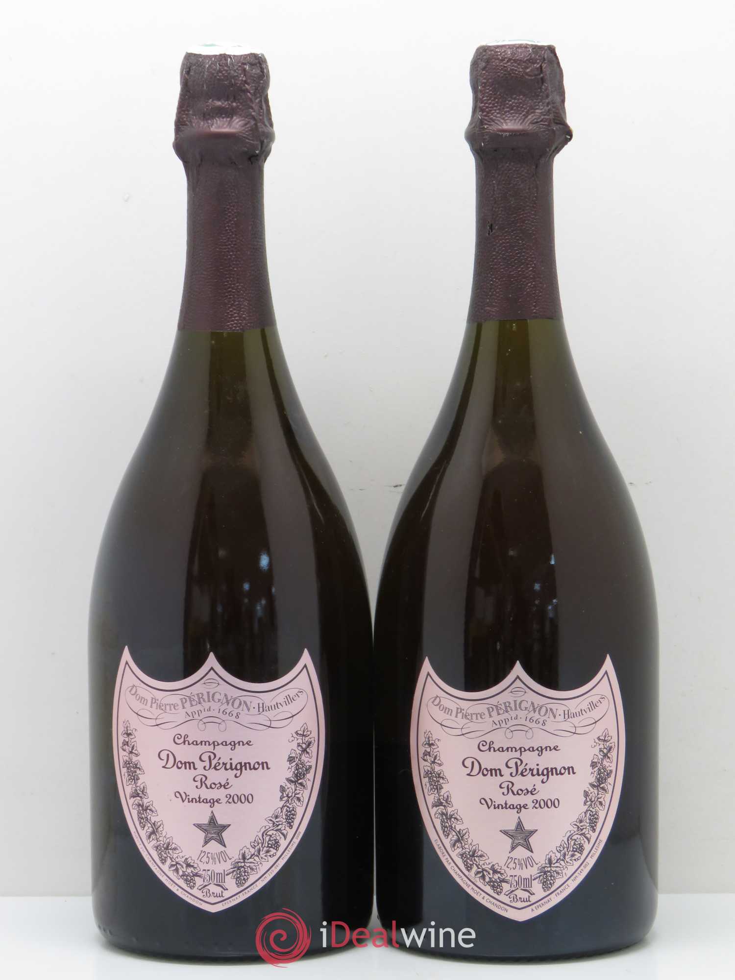 Brut Dom Pérignon 2000 - Lot de 2 bouteilles - 0