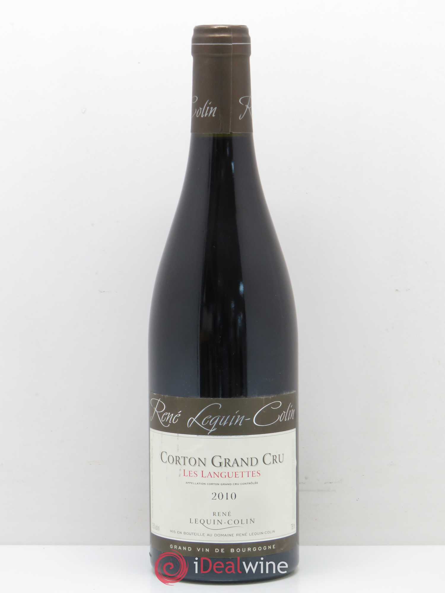 Corton Grand Cru Les Languettes Domaine Rene Lequin-Colin 2010 - Posten von 1 Flasche - 0