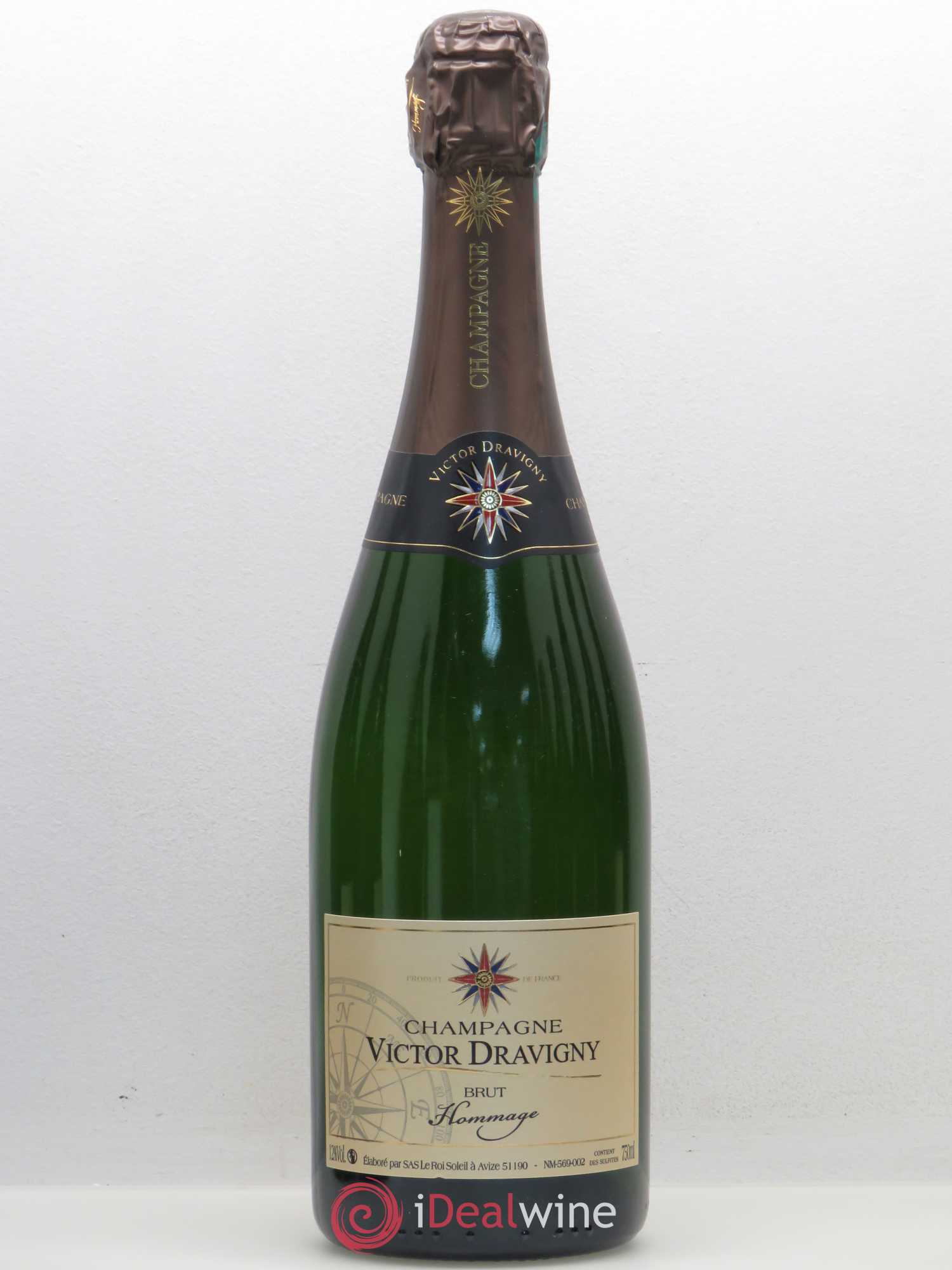 Champagne Victor Dravigny Brut Hommage à V. Dravigny - Posten von 1 Flasche - 0