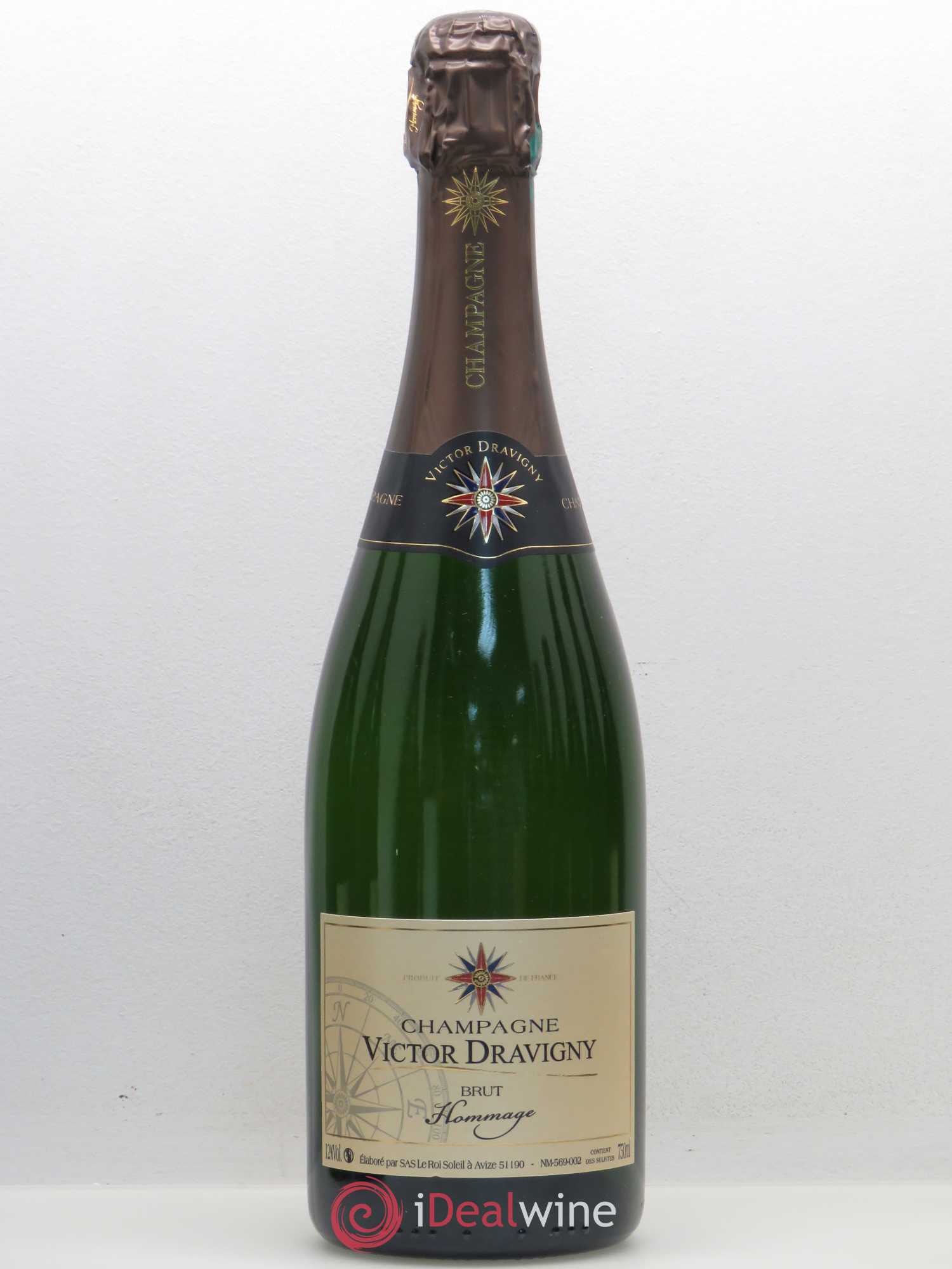 Champagne Victor Dravigny Brut Hommage à V. Dravigny - Posten von 1 Flasche - 0