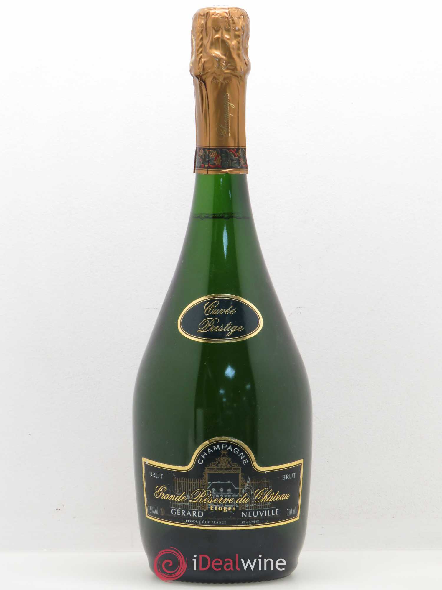 Champagne Gérard Neuville Cuvée Prestige Grande Réserve du château - Posten von 1 Flasche - 0