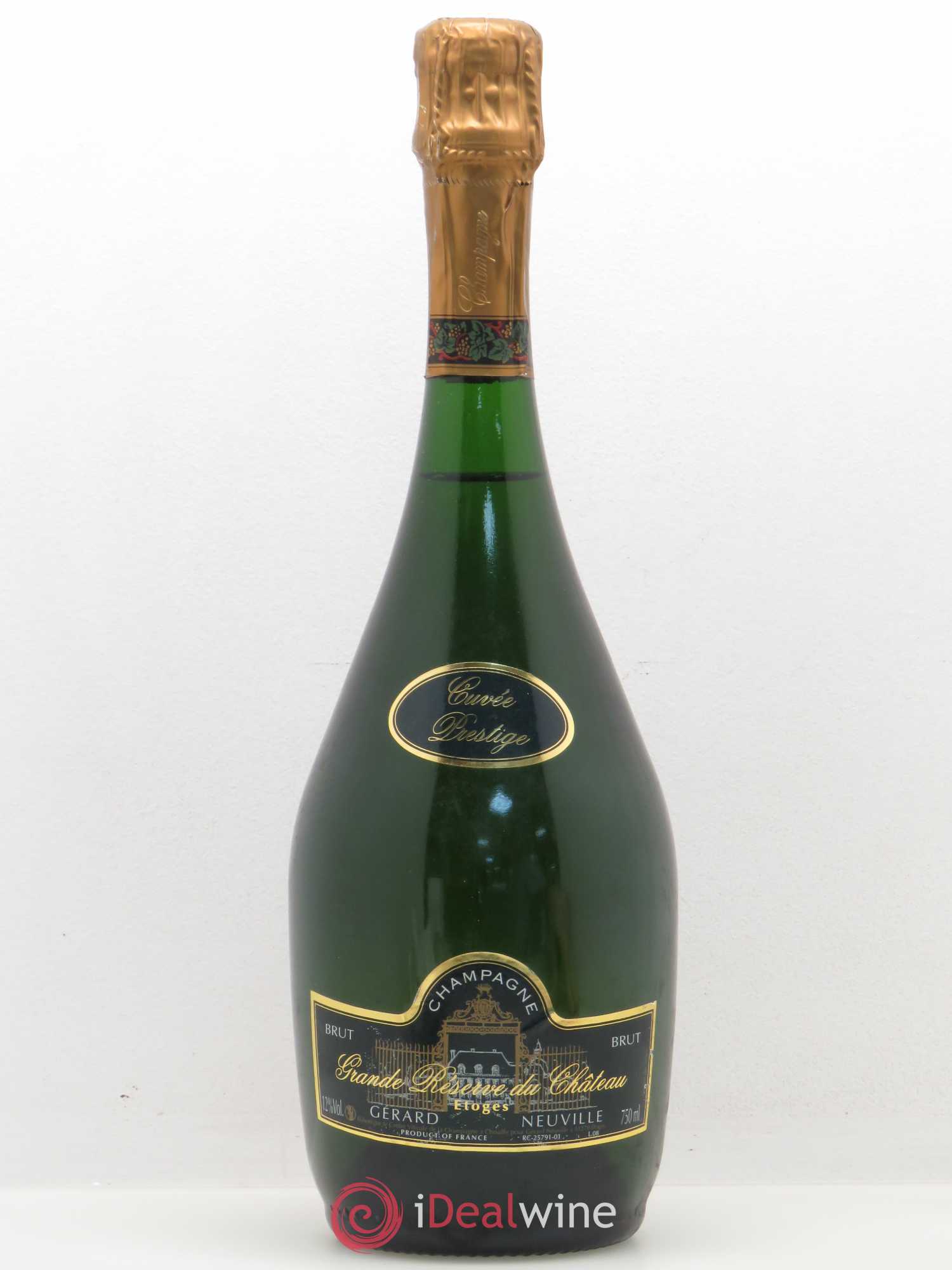 Champagne Gérard Neuville Cuvée Prestige Grande Réserve du château - Posten von 1 Flasche - 0