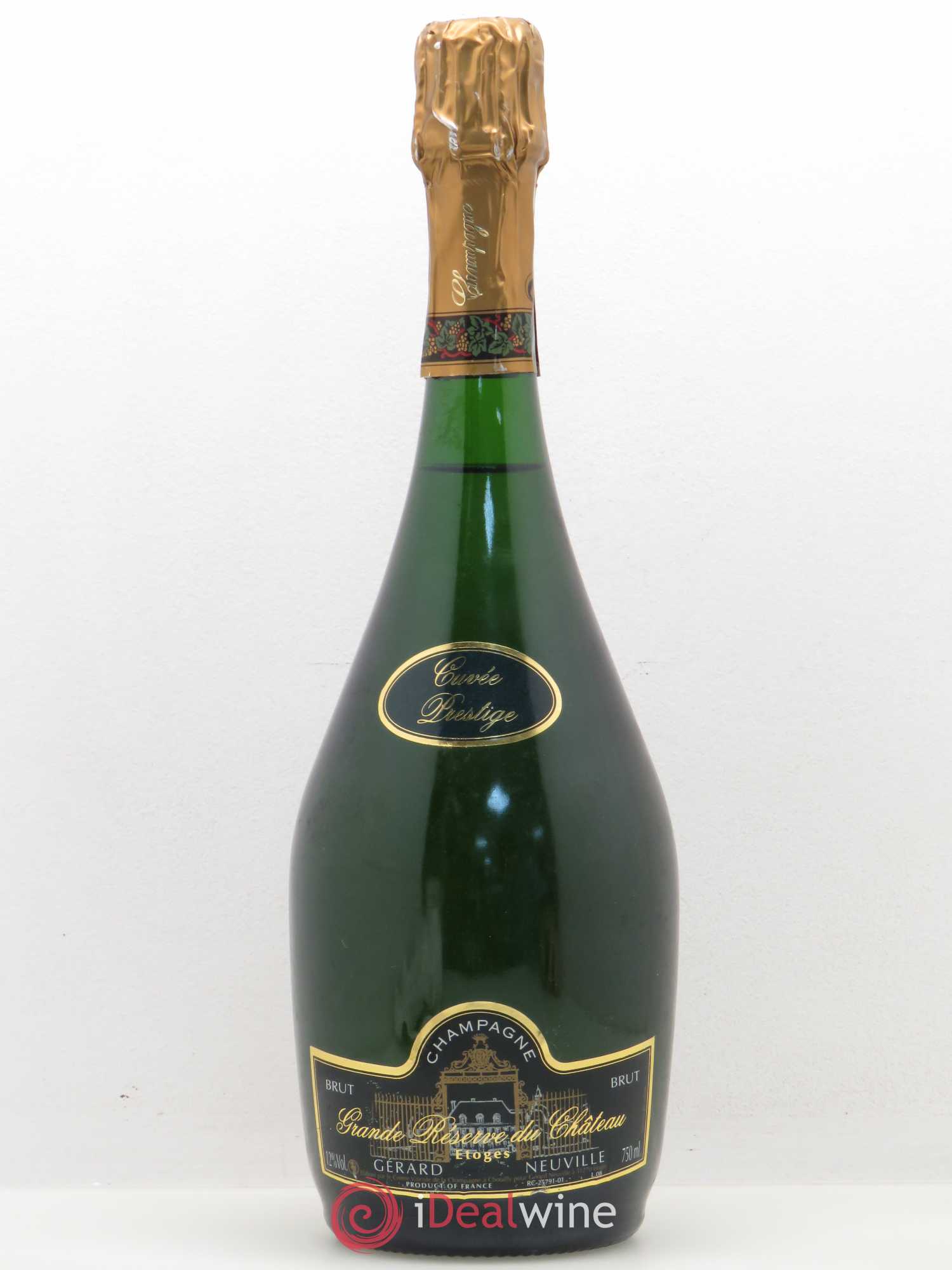 Champagne Gérard Neuville Cuvée Prestige Grande Réserve du château - Posten von 1 Flasche - 0