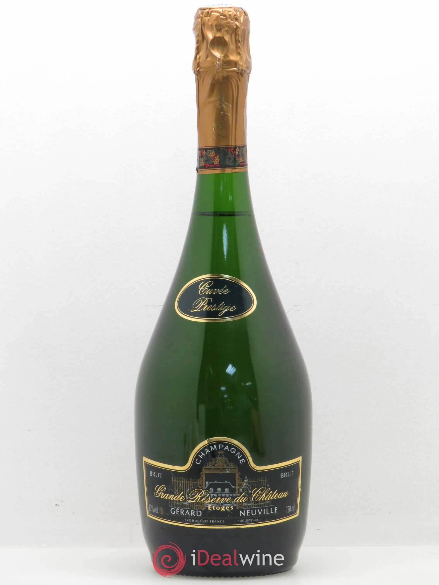 Champagne Gérard Neuville Cuvée Prestige Grande Réserve du château - Posten von 1 Flasche - 0