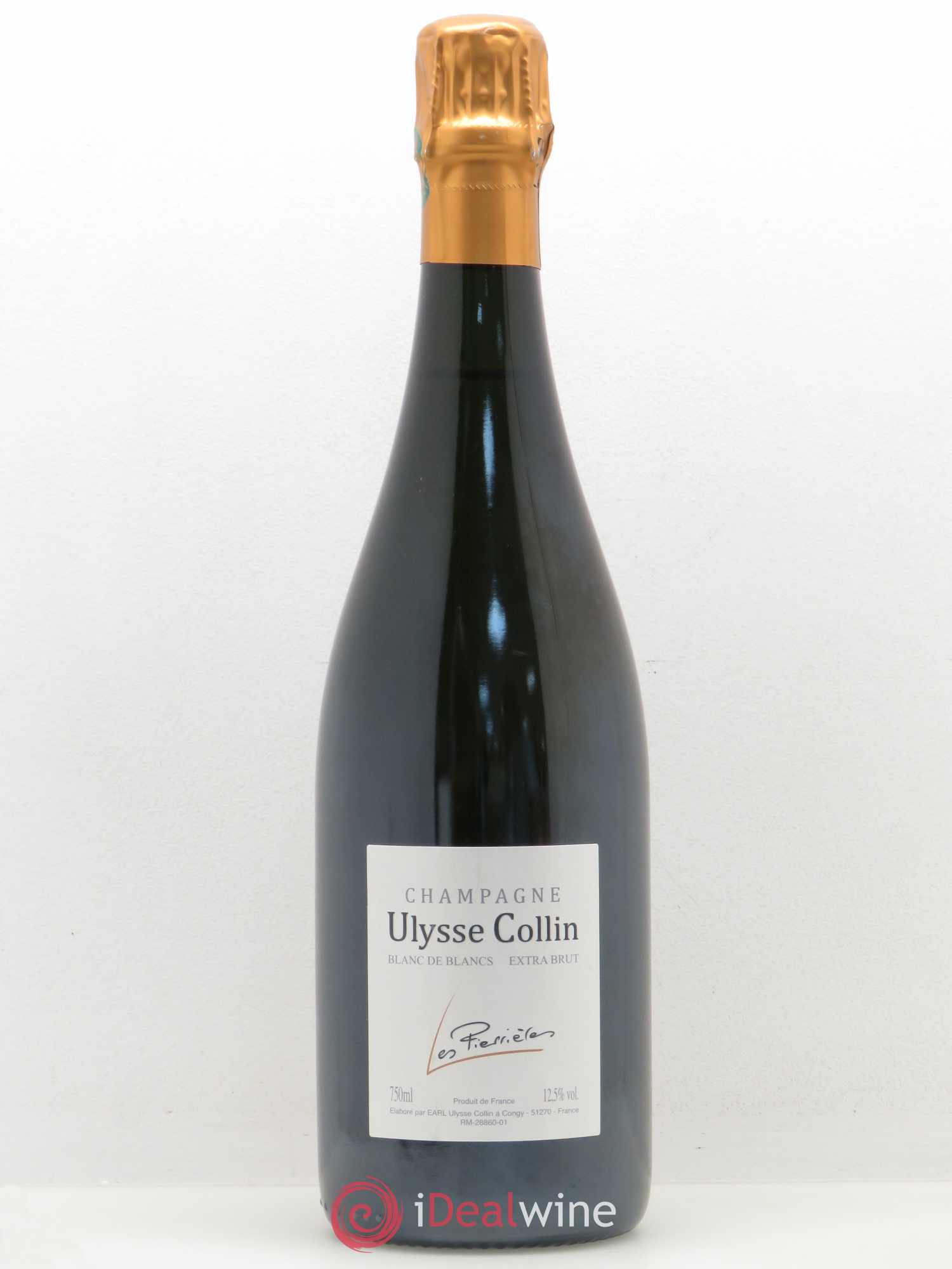 Les Pierrières Blancs de Blancs Extra-Brut Ulysse Collin 2008 - Lot de 1 bouteille - 0