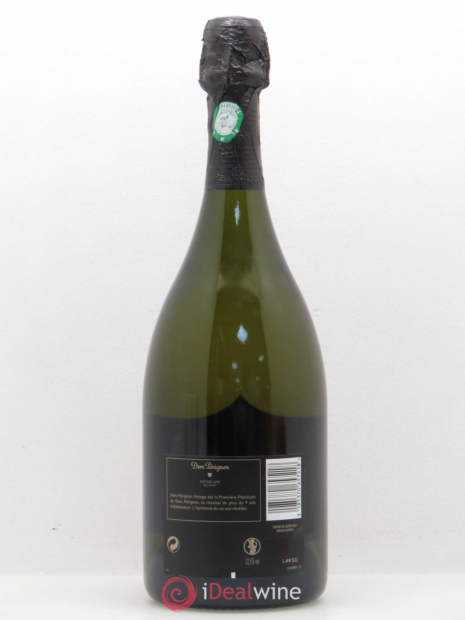 Brut Dom Pérignon 2008 - Lot de 1 bouteille - 1