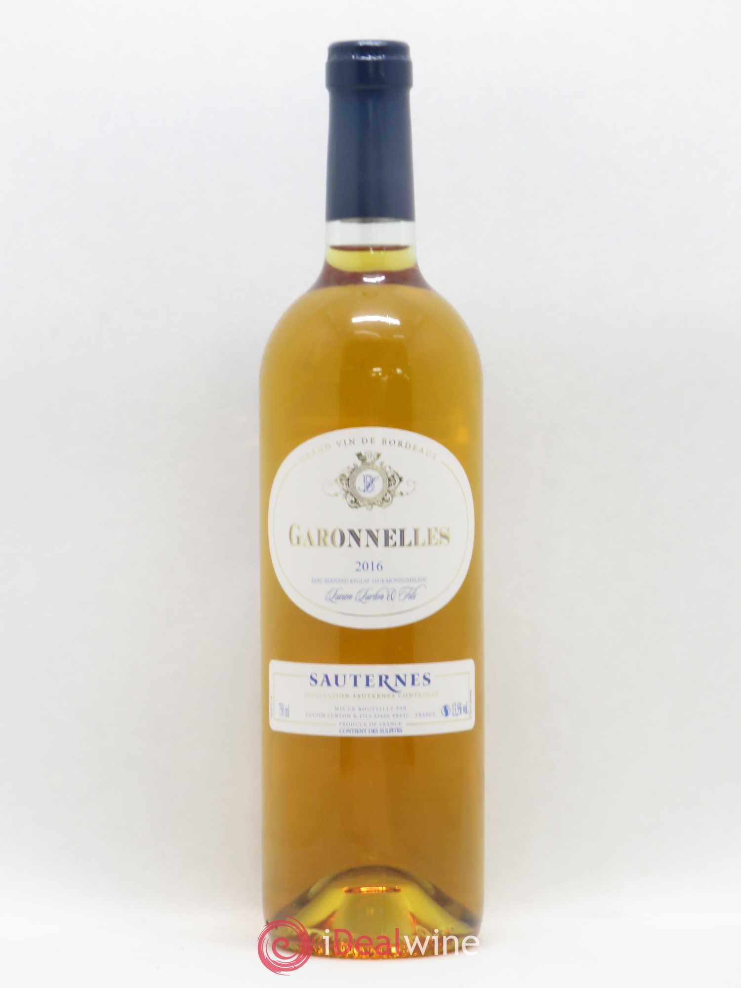 Sauternes Les Garonnelles (sans prix de réserve) 2016 - Posten von 1 Flasche - 0