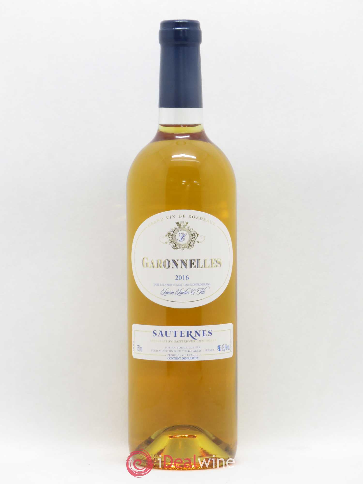 Sauternes Les Garonnelles (sans prix de réserve) 2016 - Posten von 1 Flasche - 0