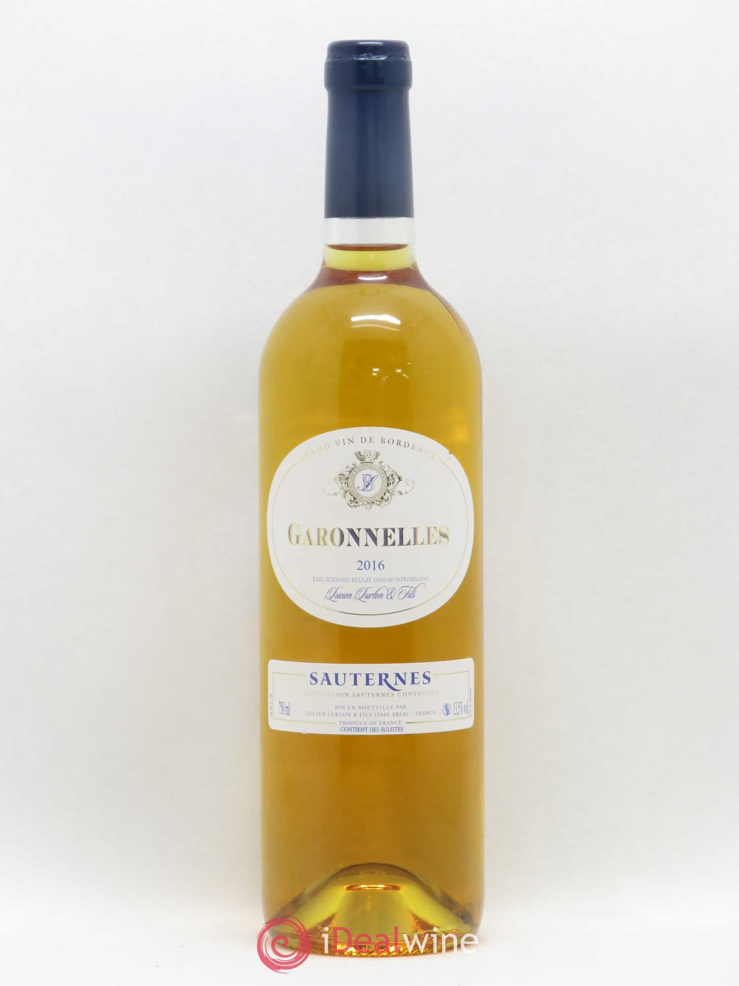 Sauternes Les Garonnelles (sans prix de réserve) 2016 - Posten von 1 Flasche - 0