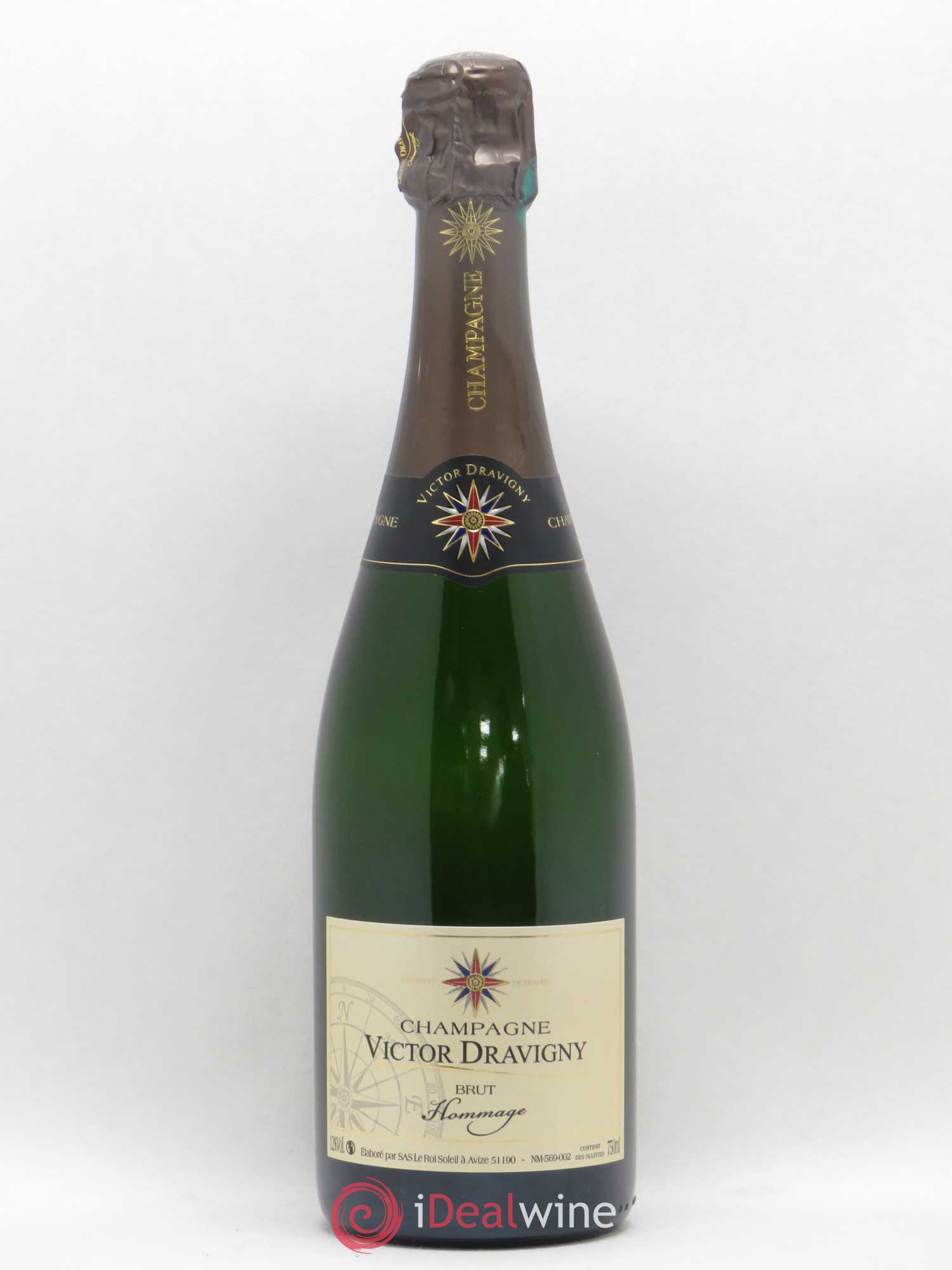 Champagne Hommage Victor Dravigny (sans prix de réserve) - Posten von 1 Flasche - 0