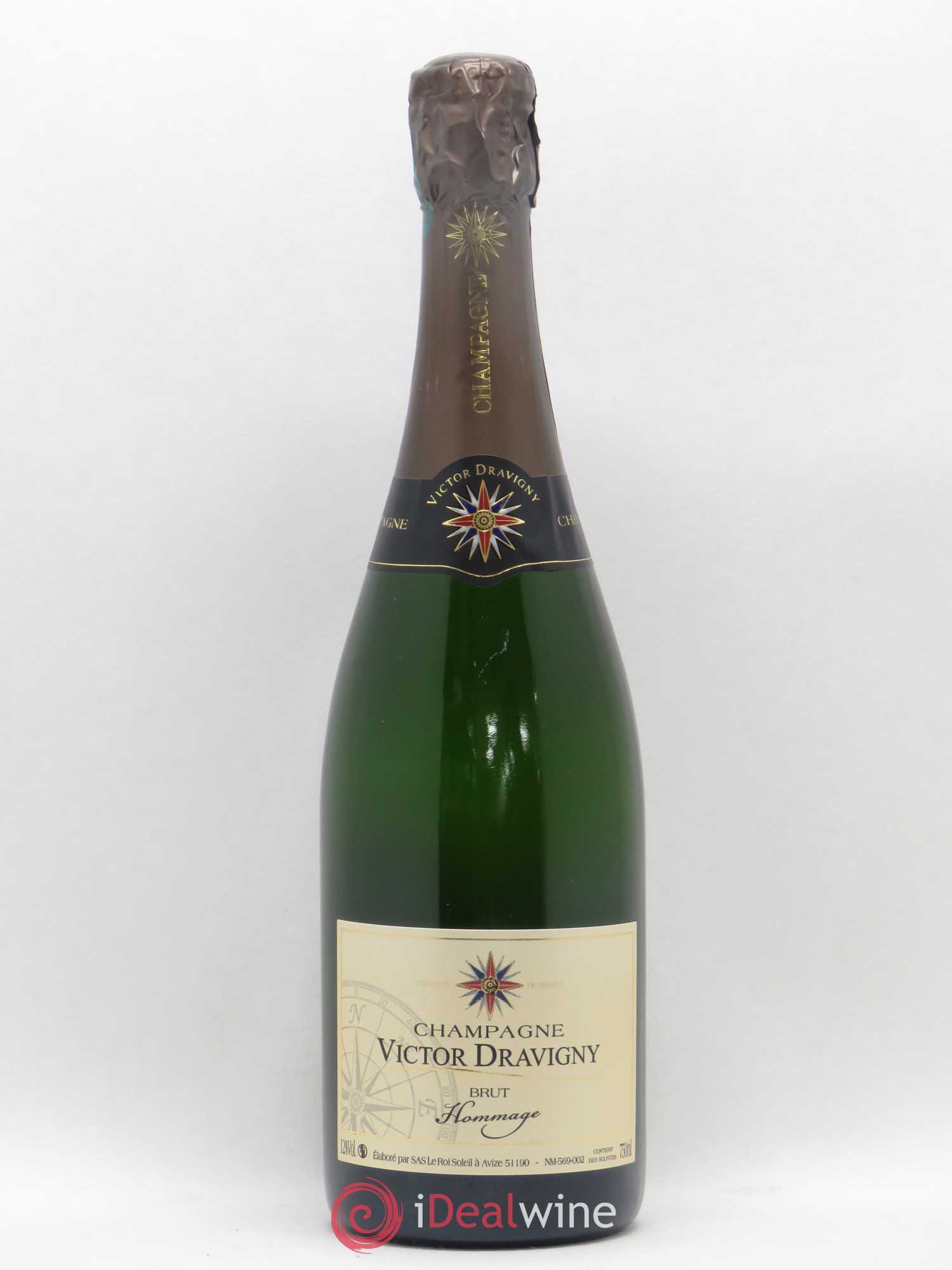 Champagne Hommage Victor Dravigny (sans prix de réserve) - Posten von 1 Flasche - 0