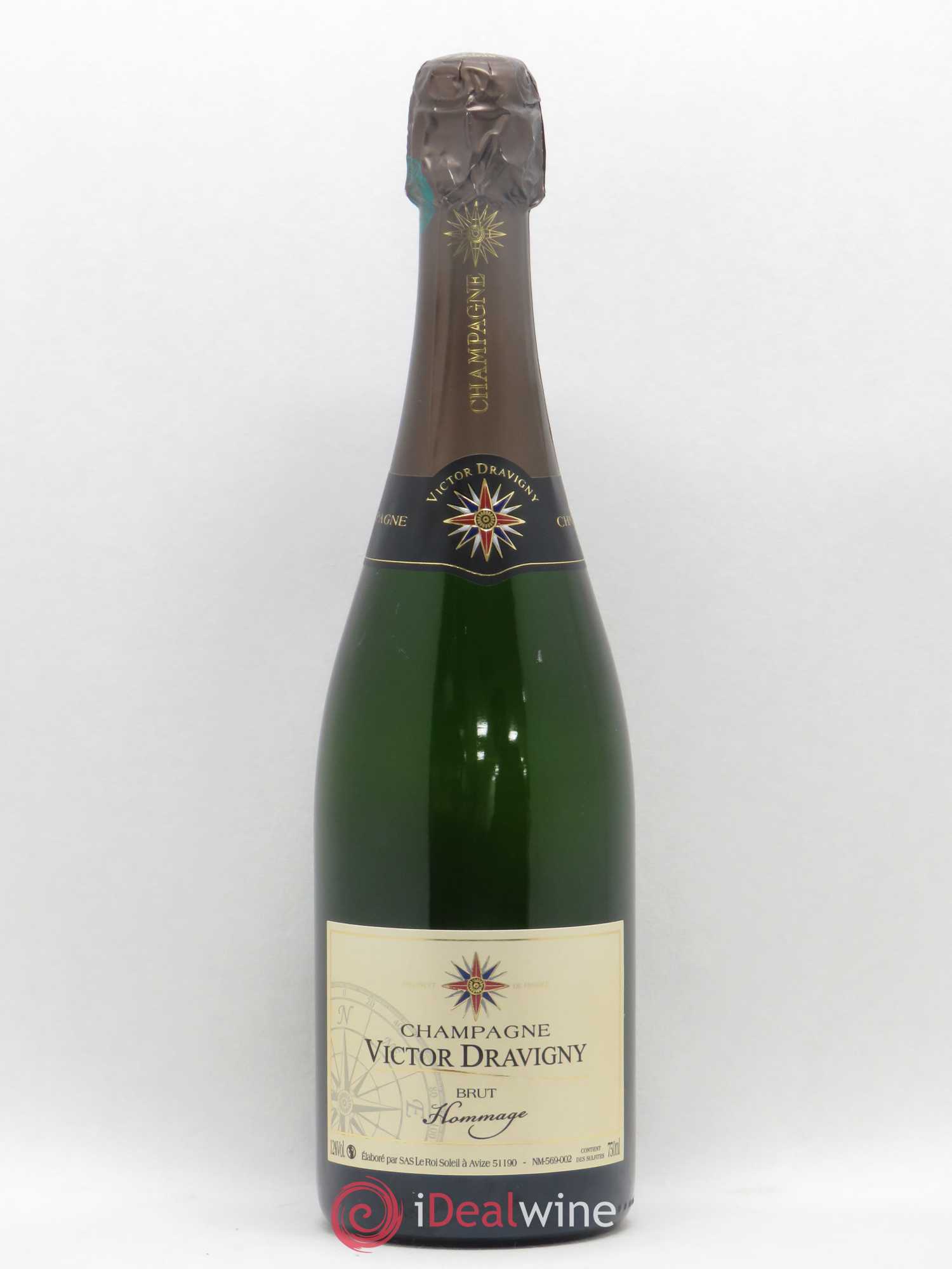 Champagne Hommage Victor Dravigny (sans prix de réserve) - Posten von 1 Flasche - 0