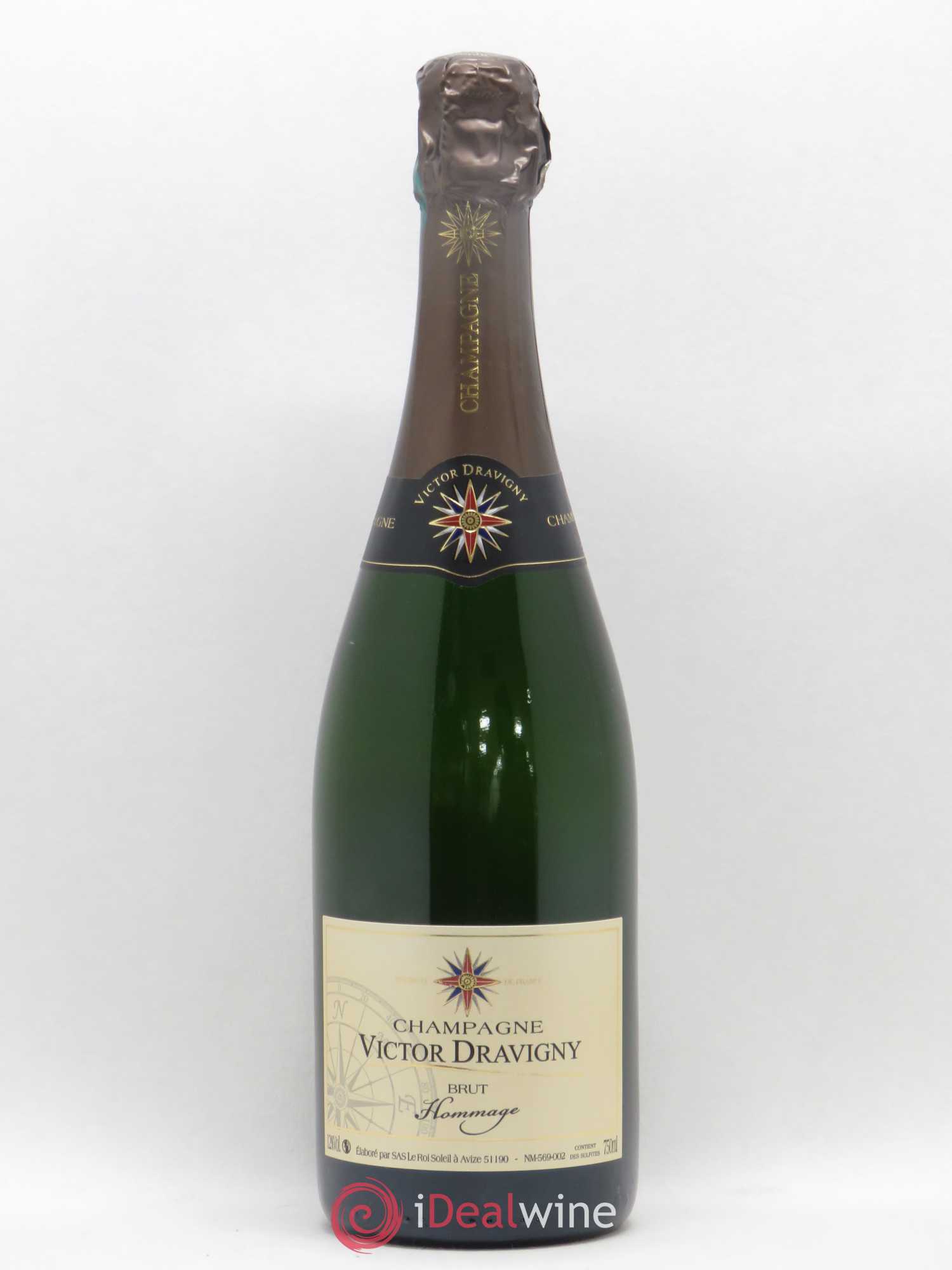 Champagne Hommage Victor Dravigny (sans prix de réserve) - Posten von 1 Flasche - 0