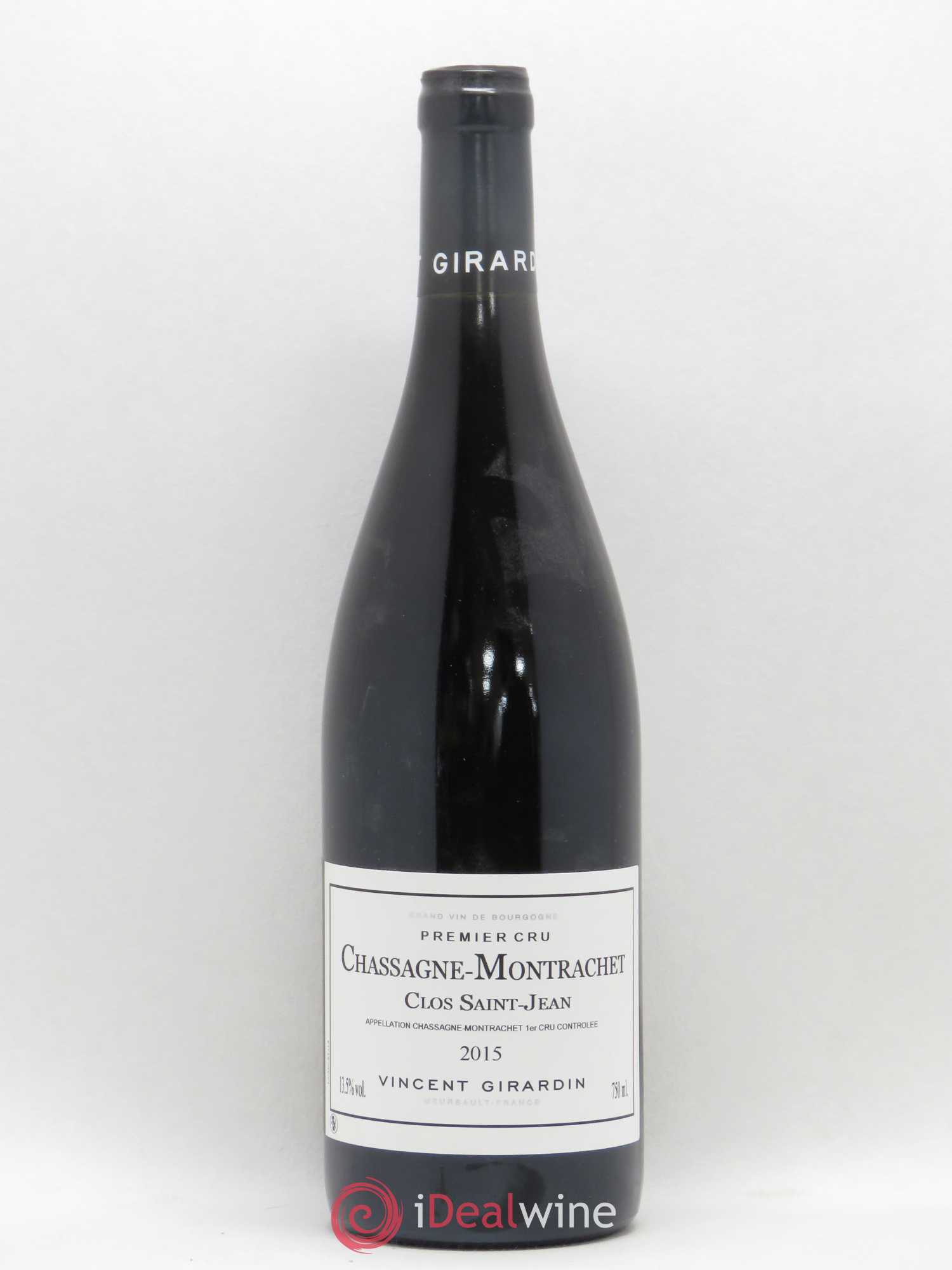 Chassagne-Montrachet 1er Cru Clos Saint Jean Vincent Girardin 2015 - Posten von 1 Flasche - 0