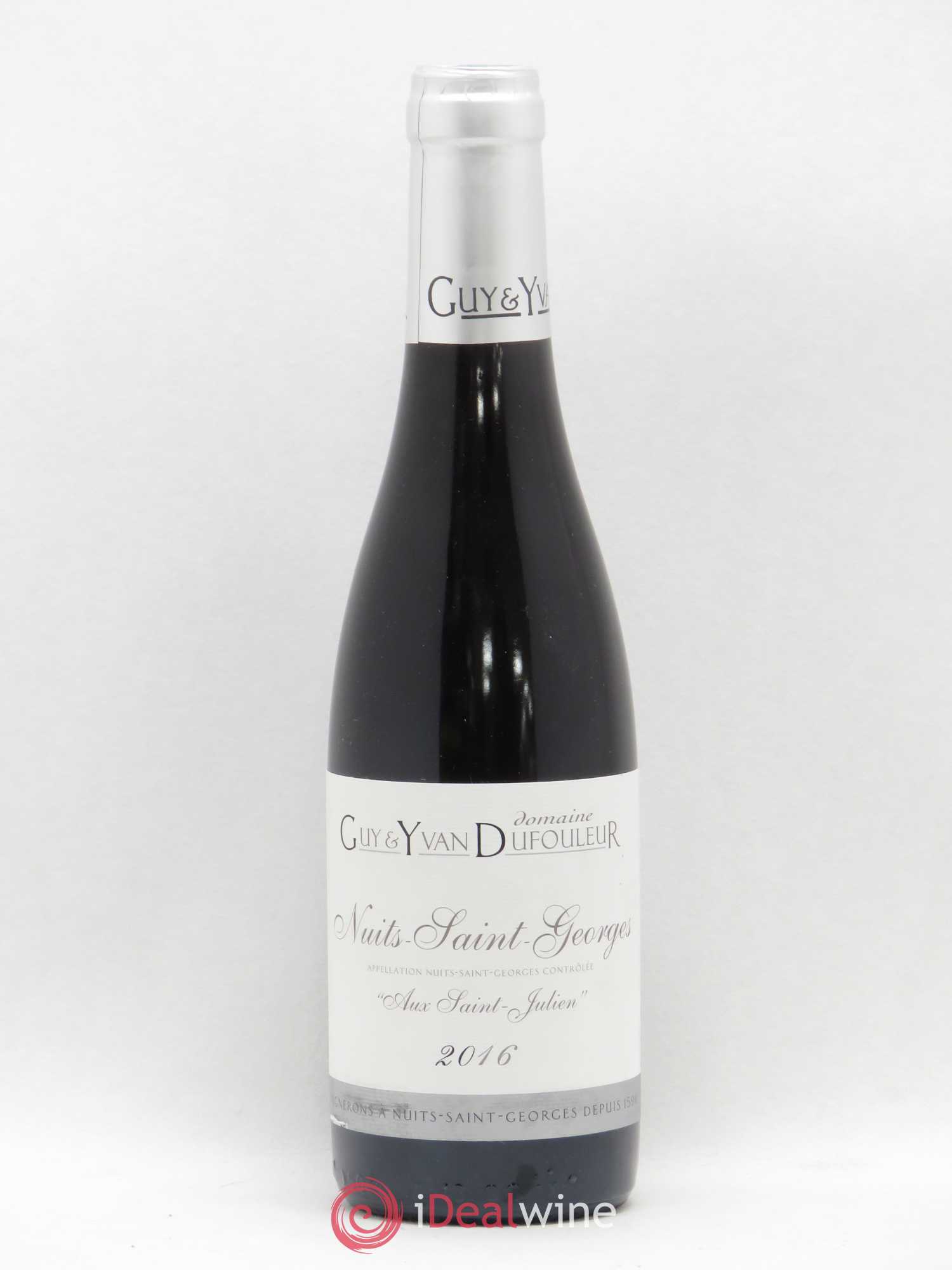 Nuits-Saint-Georges Aux Saint-Julien Guy et Yvan Dufouleur 2012 - Posten von 1 Demi-Flasche - 0