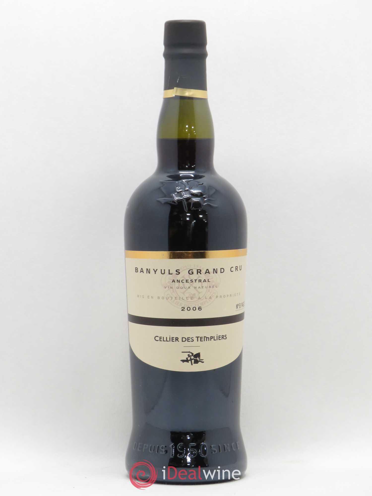 Banyuls Grand Cru Ancestral Cellier des Templiers (sans prix de réserve) 2006 - Posten von 1 Flasche - 0