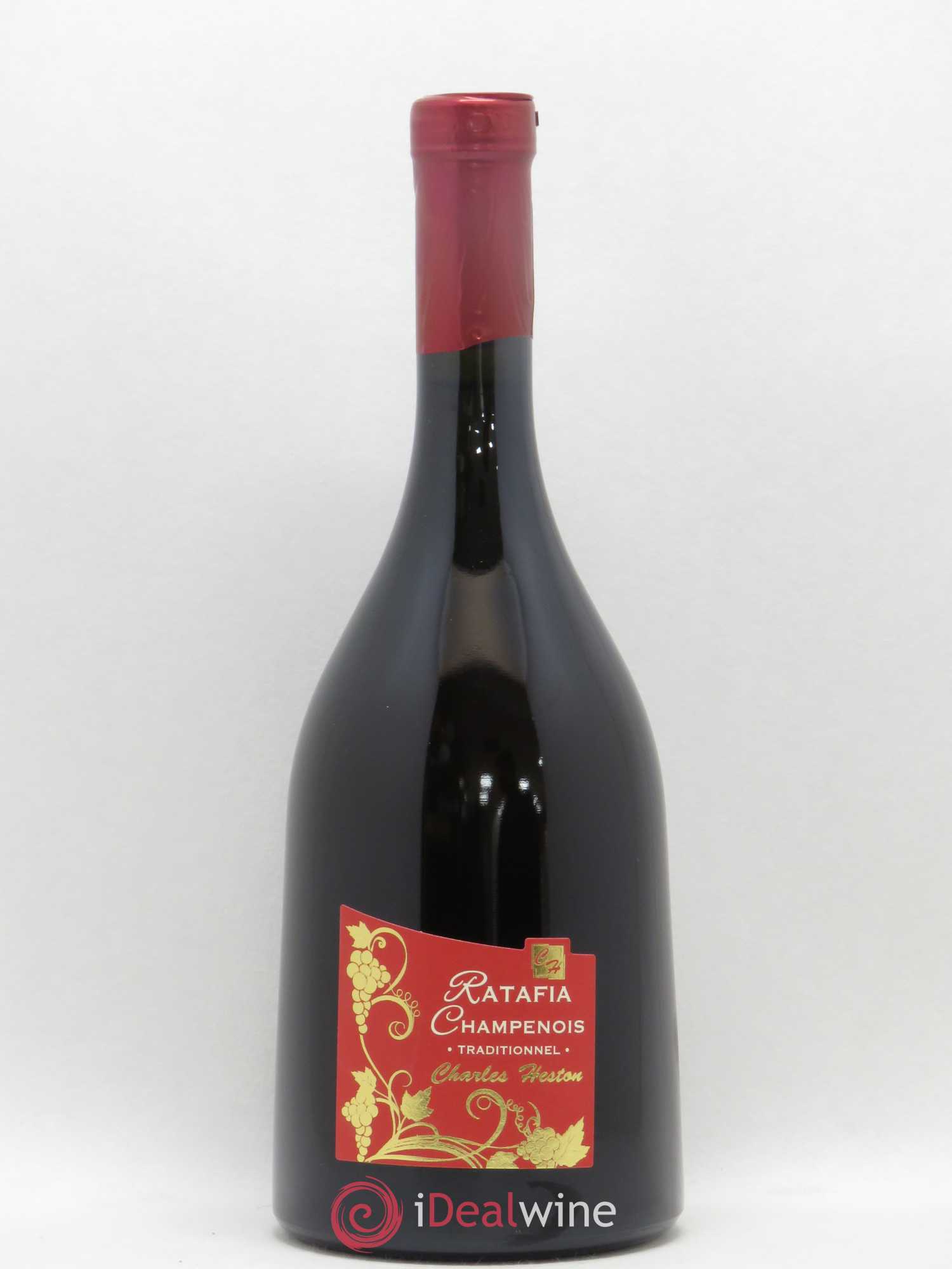 Alcools divers Ratafia de Champagne Meunier Charles Heston traditionnel (sans prix de réserve) - Posten von 1 Flasche - 0