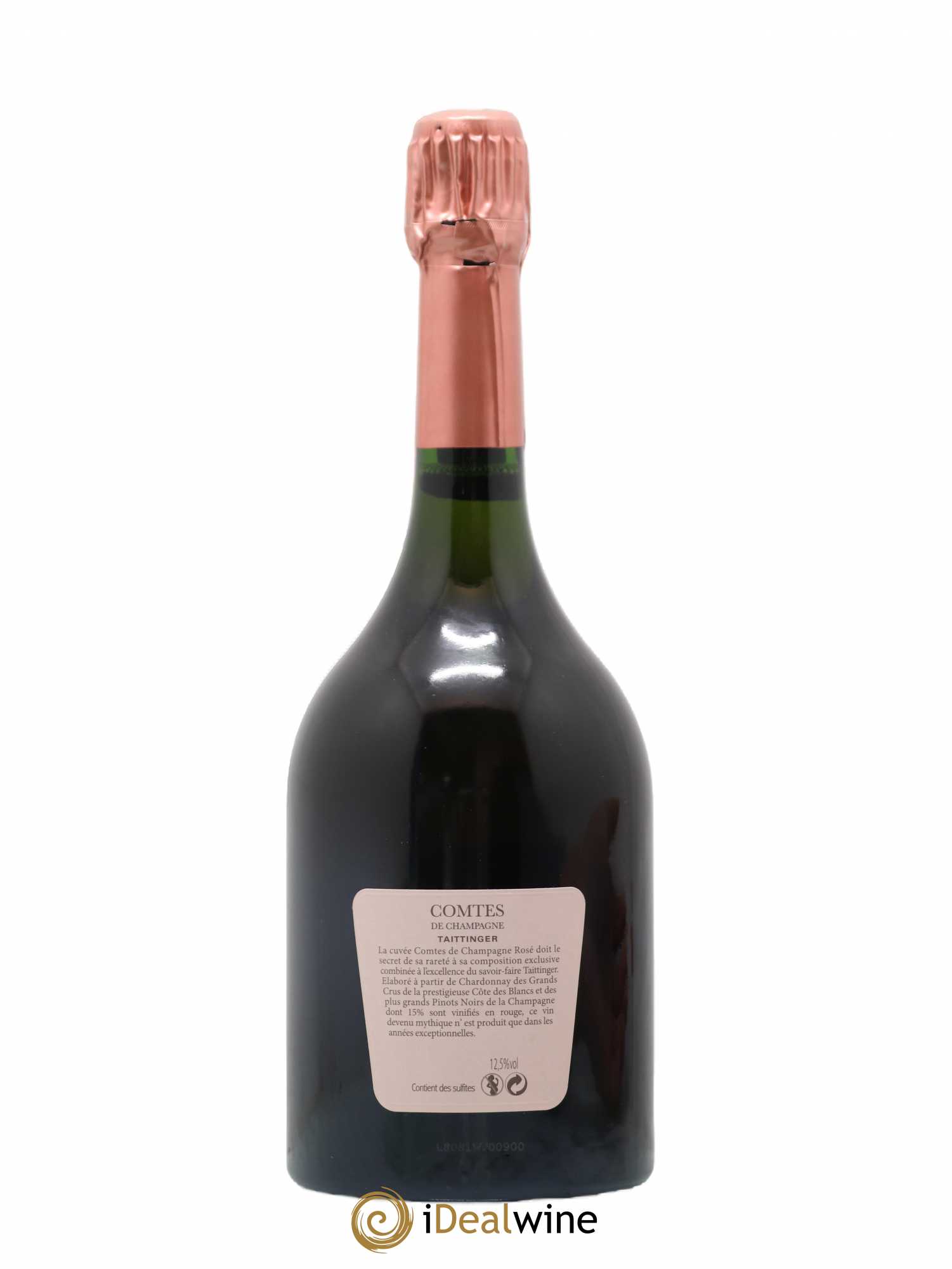 Comtes de Champagne Rosé Grand Cru Brut Taittinger 2006 - Lot de 1 bouteille - 1