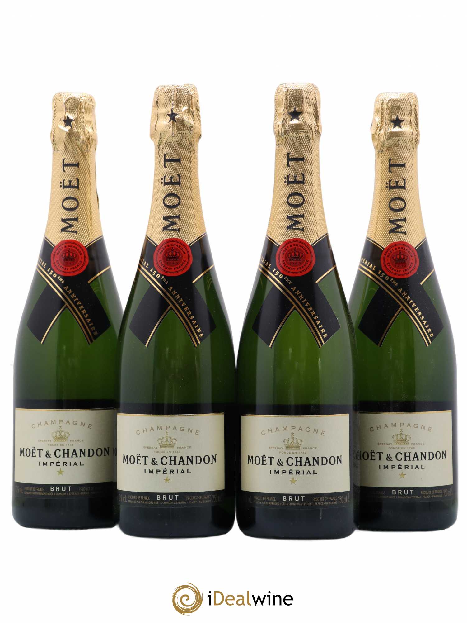 Impérial Brut Moët et Chandon - Lot de 4 bouteilles - 0