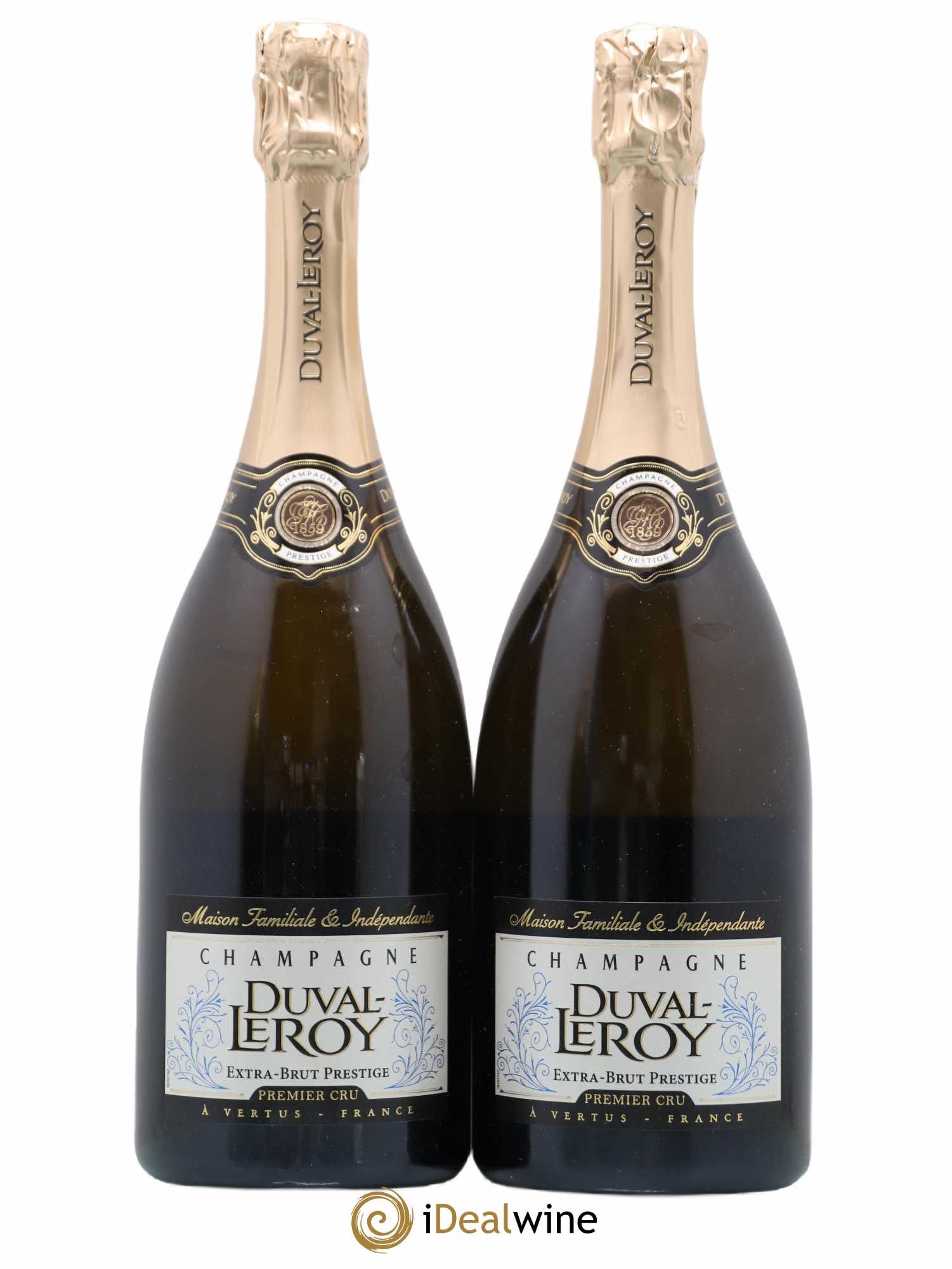 Champagne Prestige Champagne Duval-Leroy - Posten von 2 Flaschen - 0