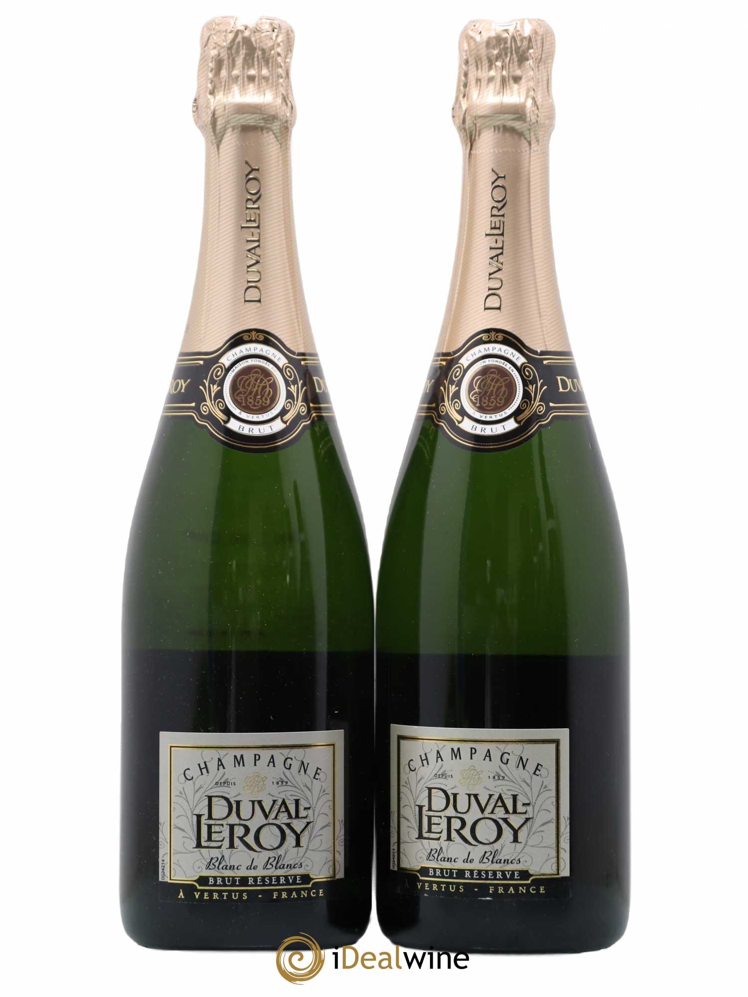Champagne Brut Réserve Duval-Leroy - Lot of 2 bottles - 0
