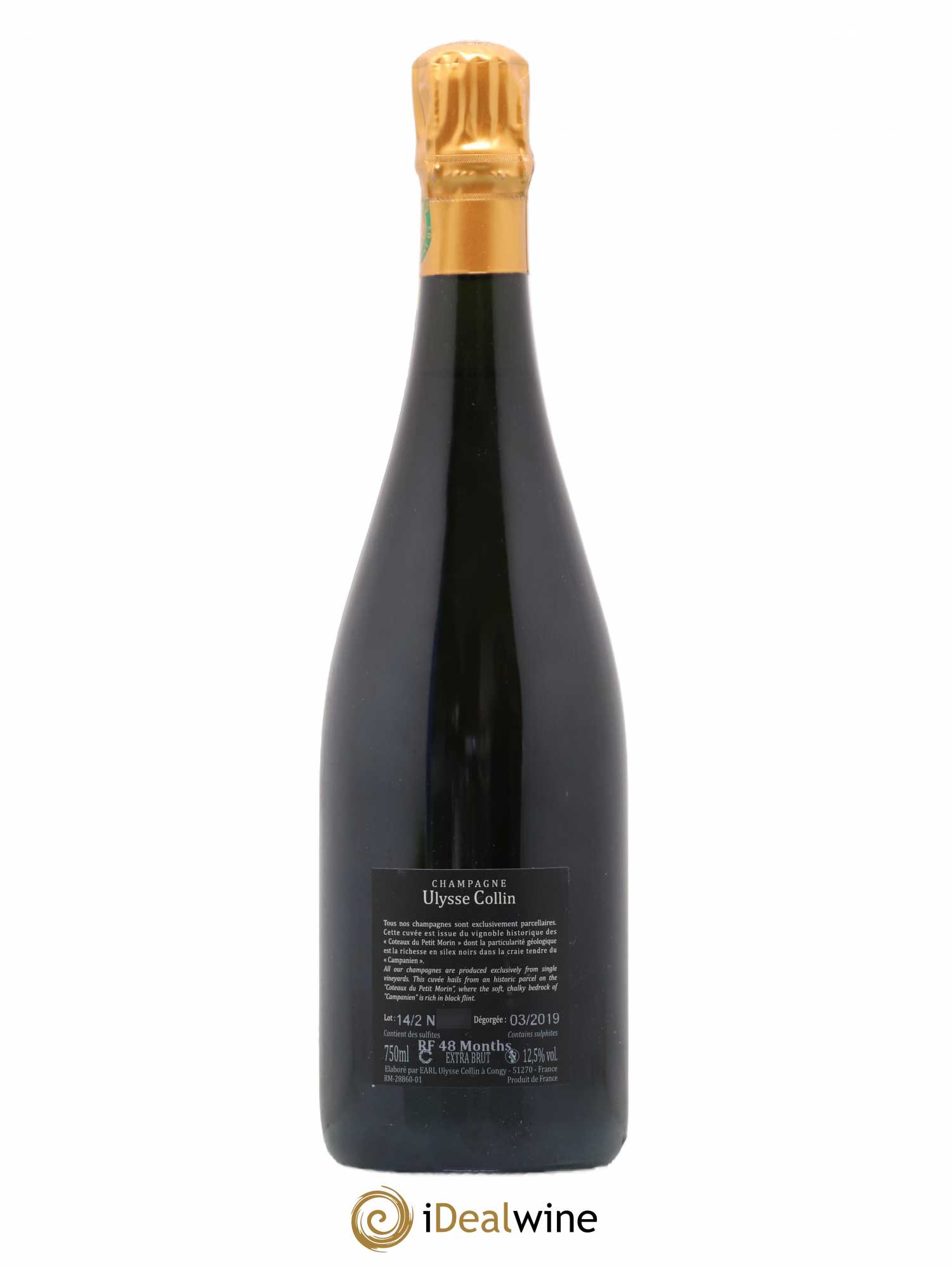 Les Roises Blanc de Blancs Extra-Brut Ulysse Collin - Lot de 1 bouteille - 1