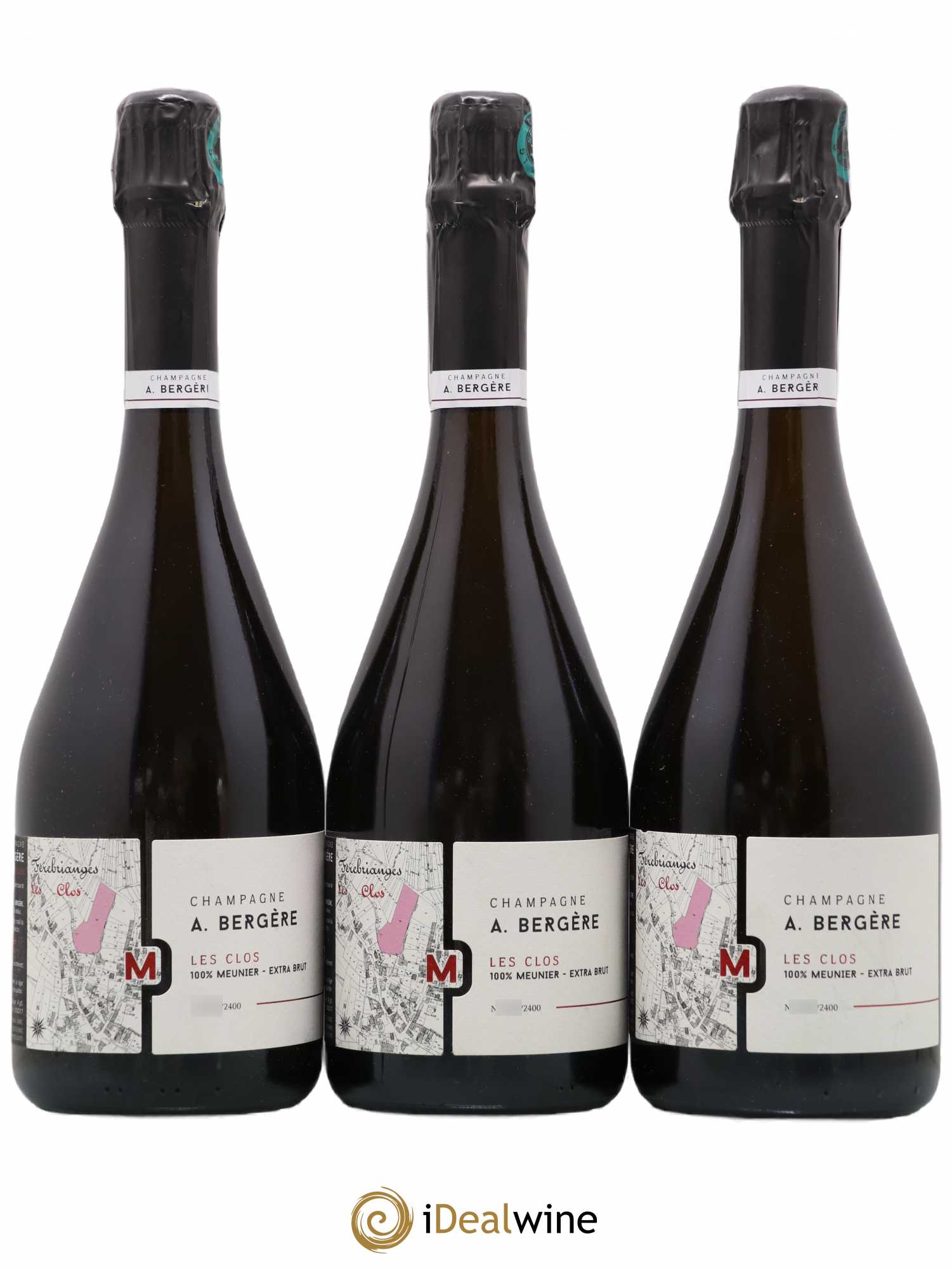 Champagne Cuvée Parcelaire Les Clos A. Bergere 2014 - Posten von 3 Flaschen - 0