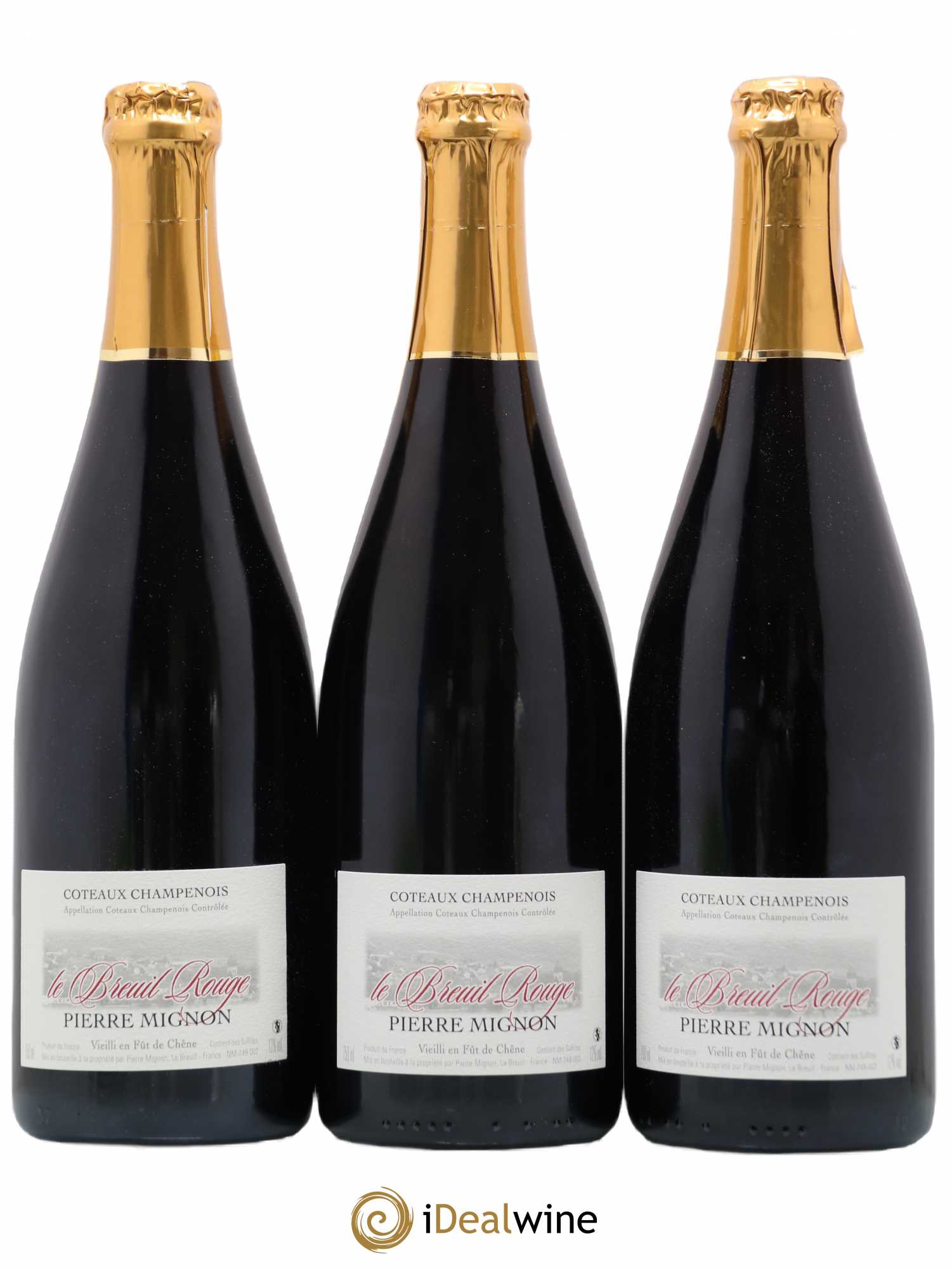 Coteaux Champenois Le Breuil Pierre Mignon - Lot de 3 bouteilles - 0