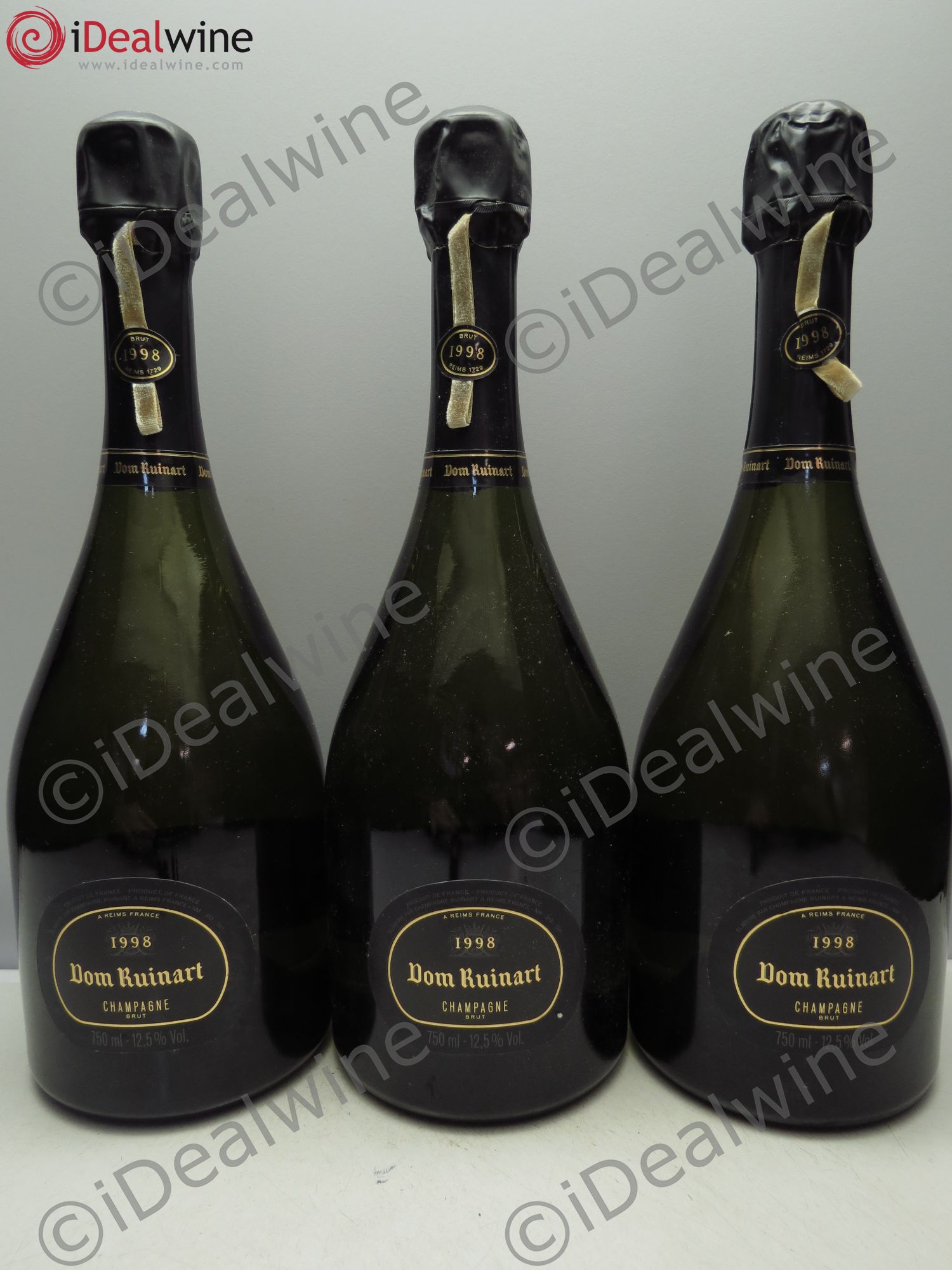 Dom Ruinart Brut Ruinart 1998 - Lot de 3 bouteilles - 0
