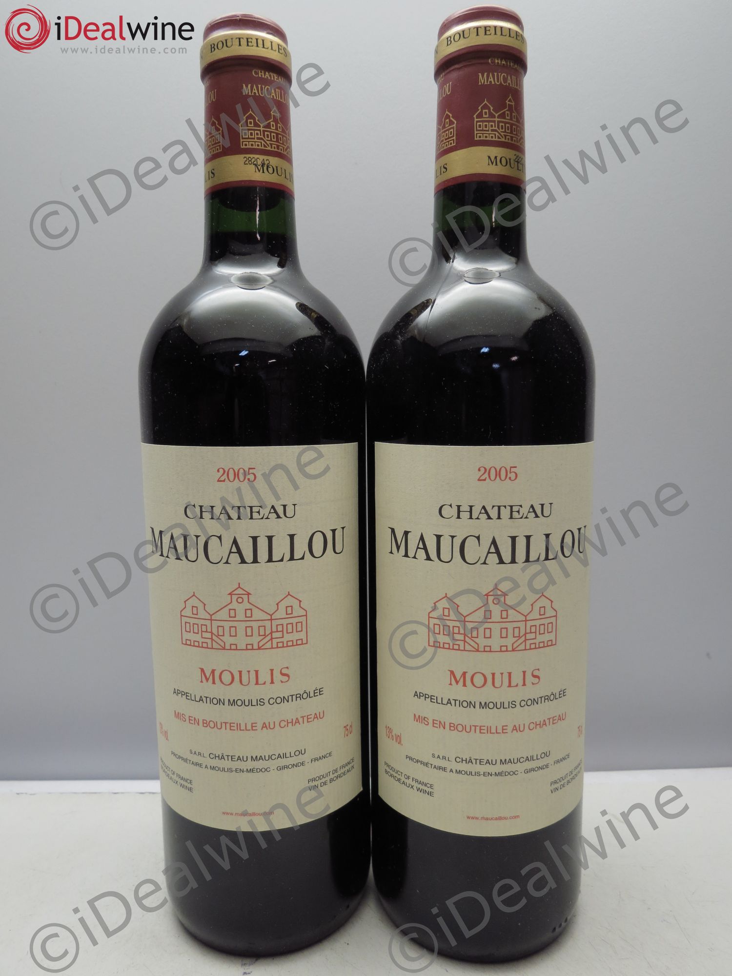 Château Maucaillou 2005 - Lot de 2 bouteilles - 0