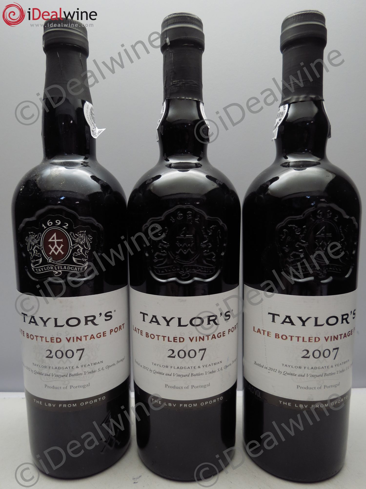 Porto LBV 2007 - Lot de 3 bouteilles - 0