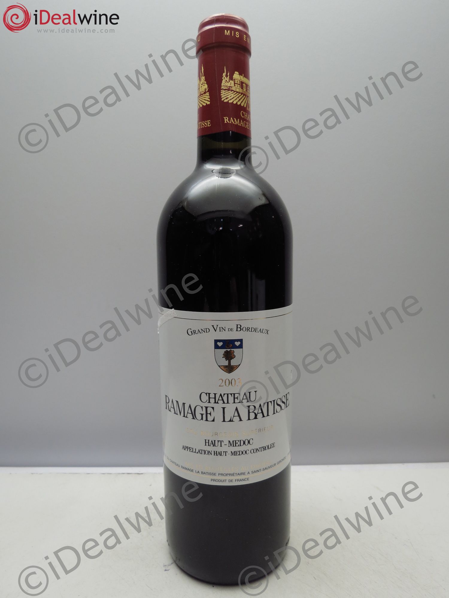 Château Ramage la Bâtisse Cru Bourgeois 2003 - Lot de 1 bouteille - 0
