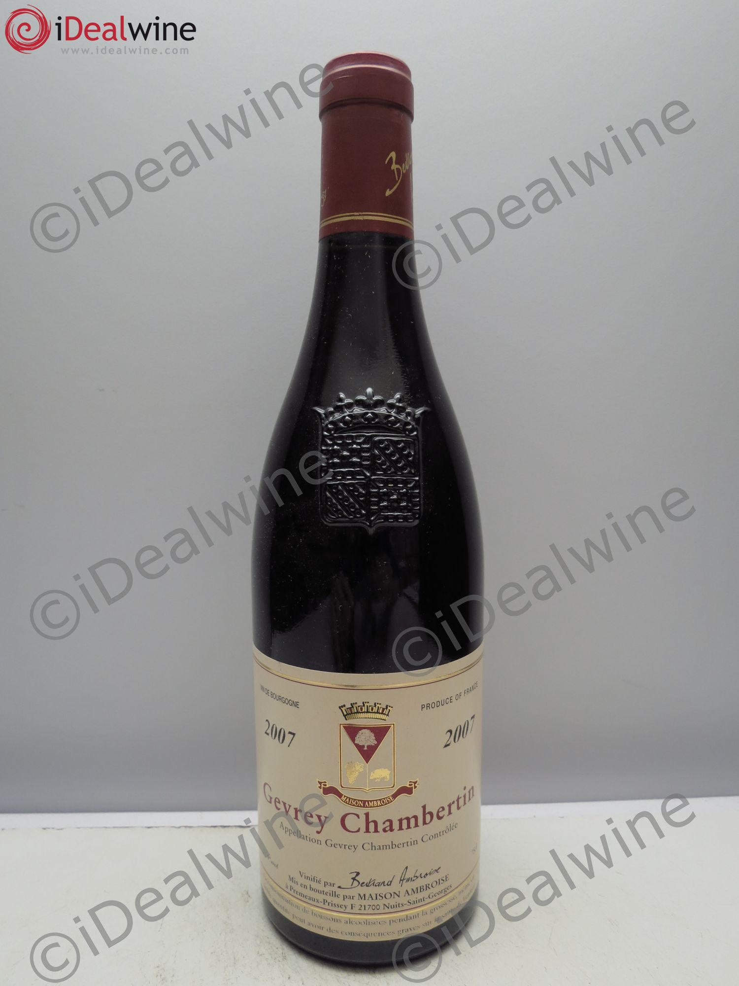 Gevrey-Chambertin Domaine Ambroise (sans prix de réserve / no reserve) 2007 - Posten von 1 Flasche - 0