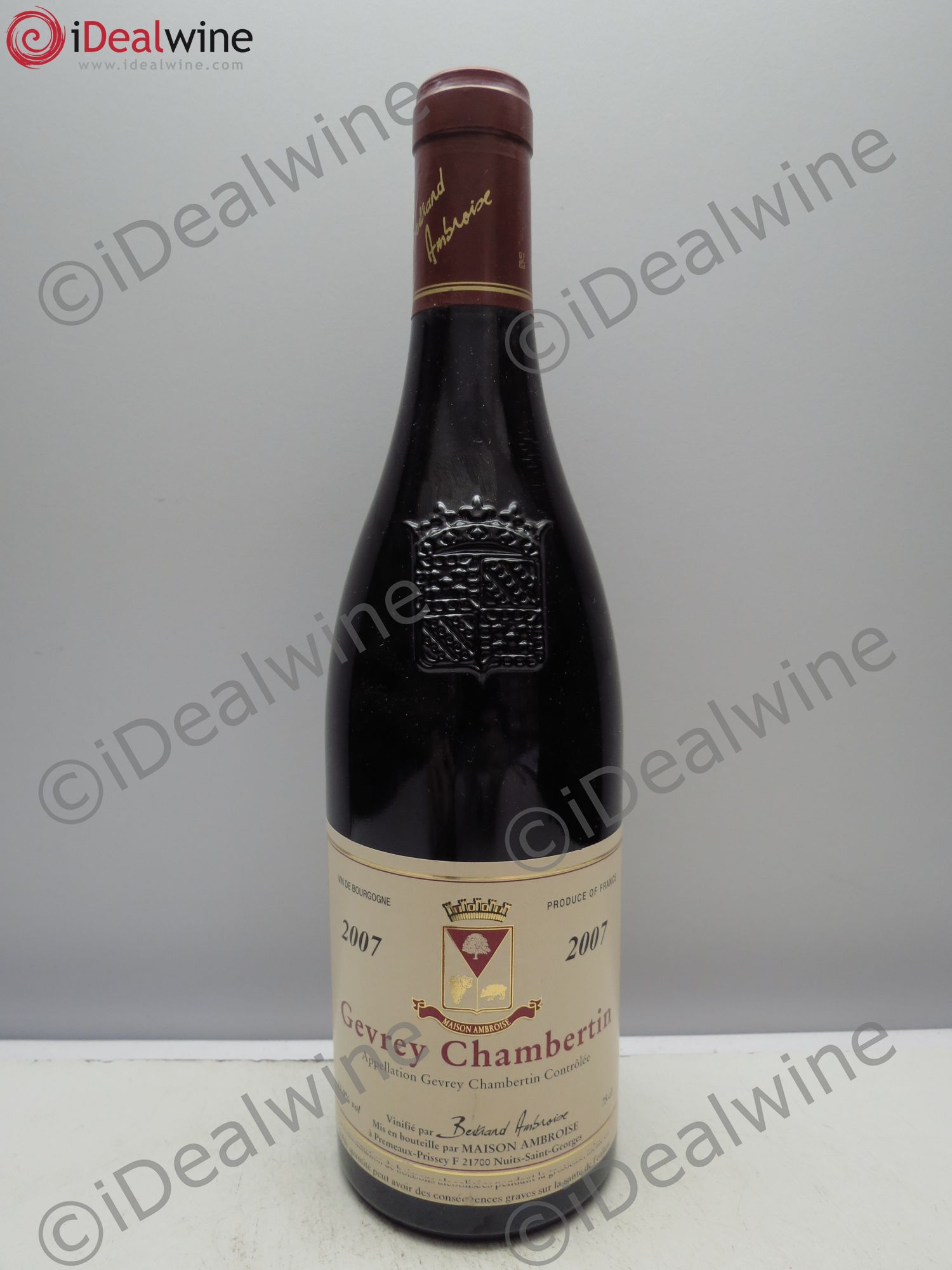 Gevrey-Chambertin Domaine Ambroise (sans prix de réserve / no reserve) 2007 - Posten von 1 Flasche - 0