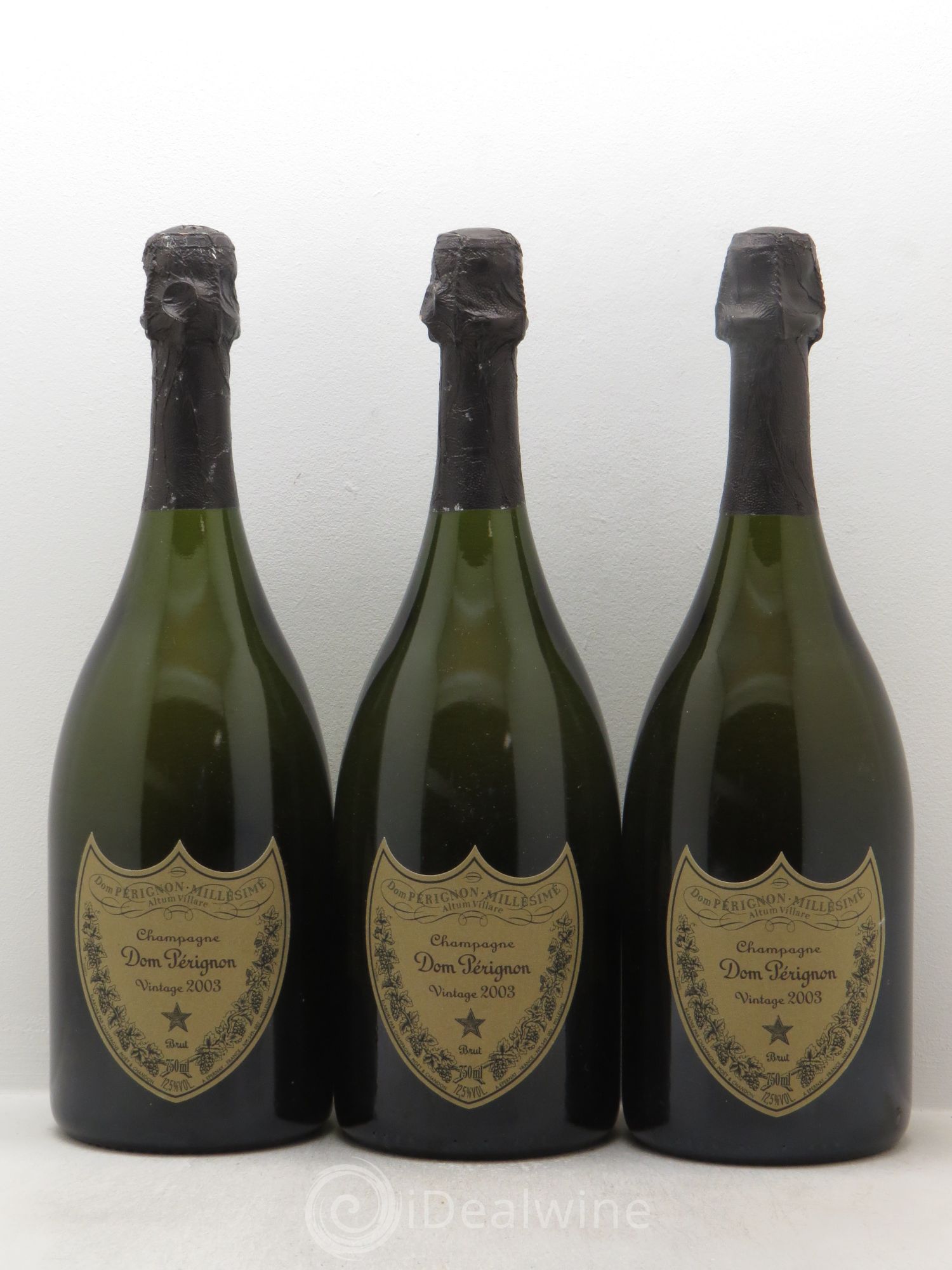 Brut Dom Pérignon 2003 - Lot de 3 bouteilles - 0