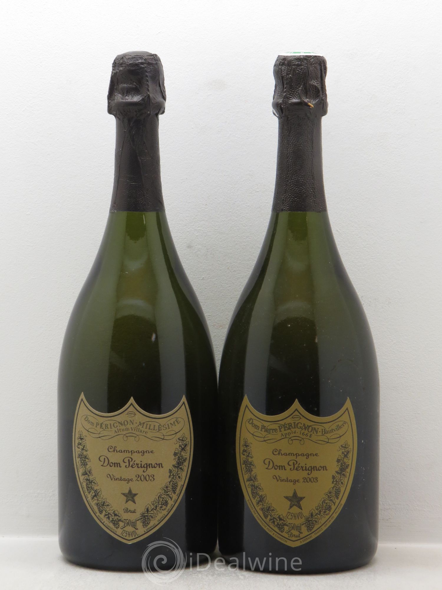 Brut Dom Pérignon 2003 - Lot de 2 bouteilles - 0