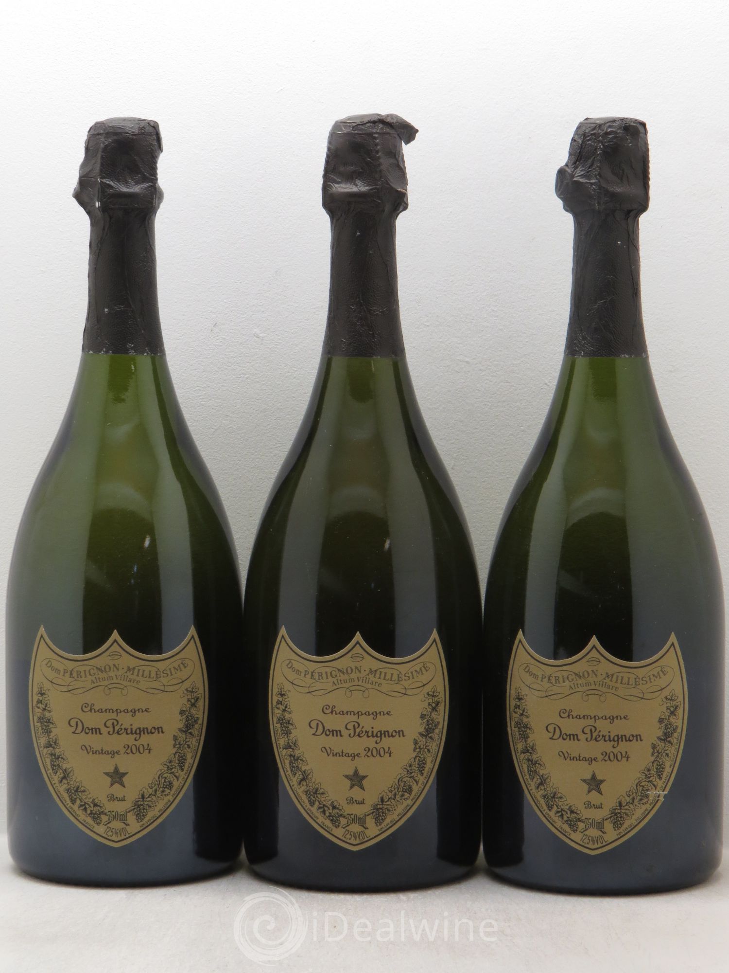 Brut Dom Pérignon 2004 - Lot de 3 bouteilles - 0