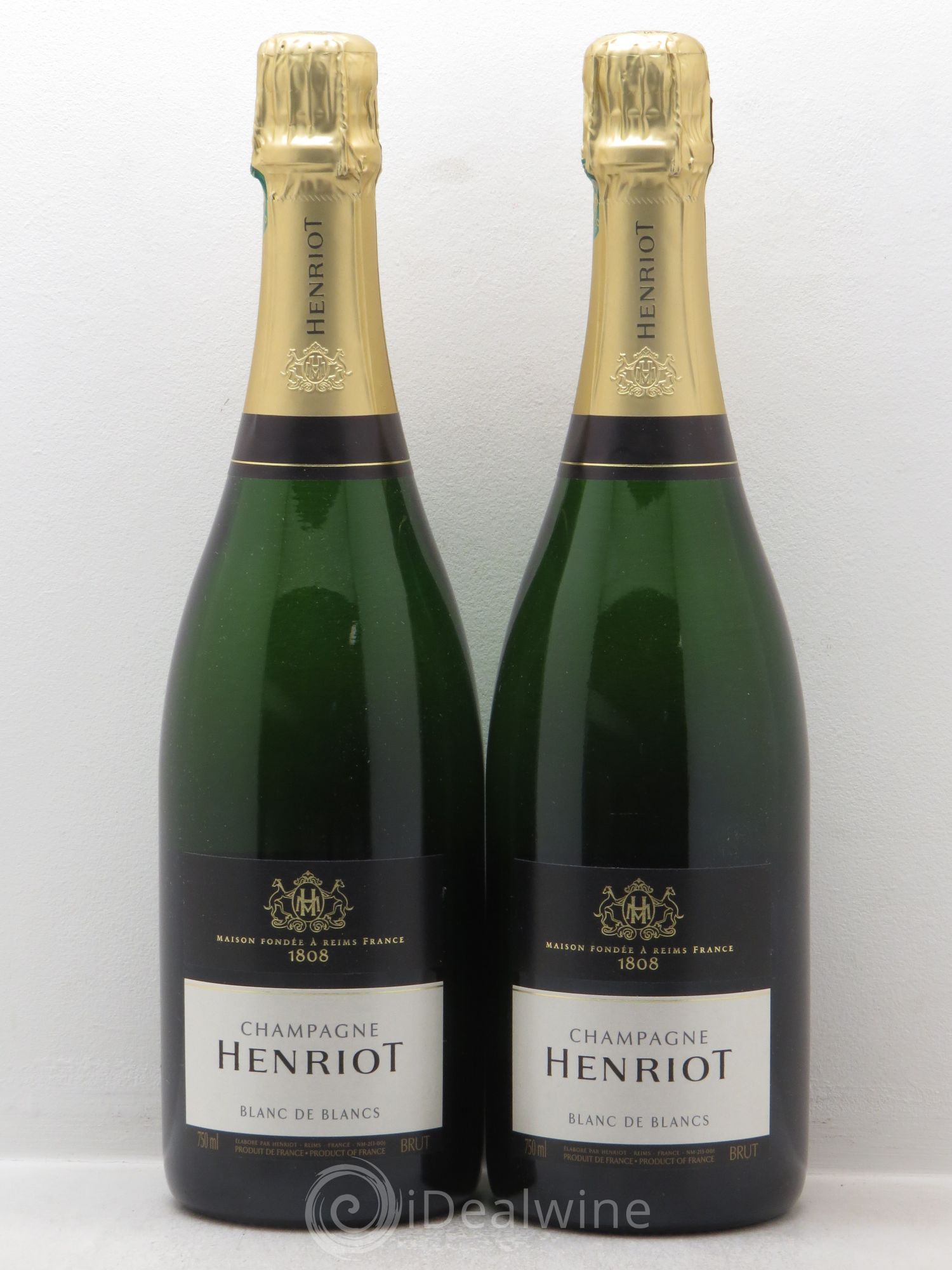 Blanc de Blancs Henriot - Lot de 2 bouteilles - 0