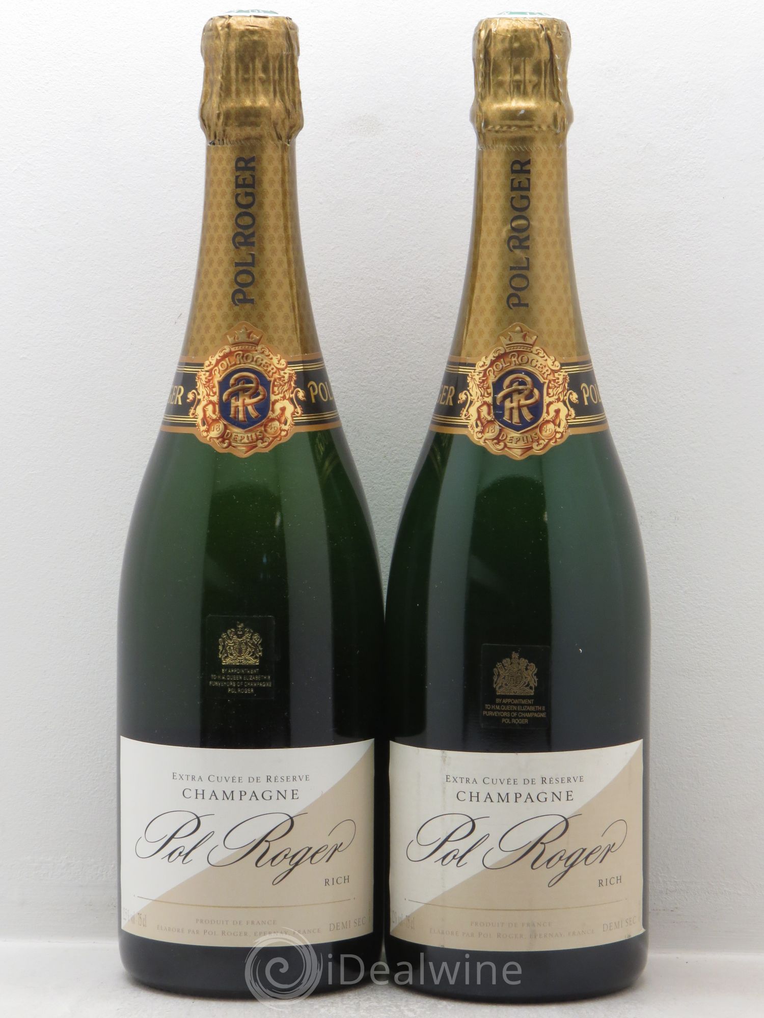 Champagne Pol Roger Cuvée Rich - Posten von 2 Flaschen - 0