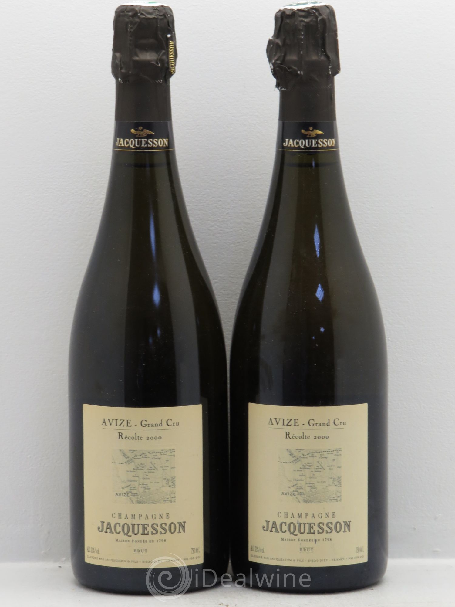 Millésimé Jacquesson Avize Grand Cru Dizy 2000 - Posten von 2 Flaschen - 0