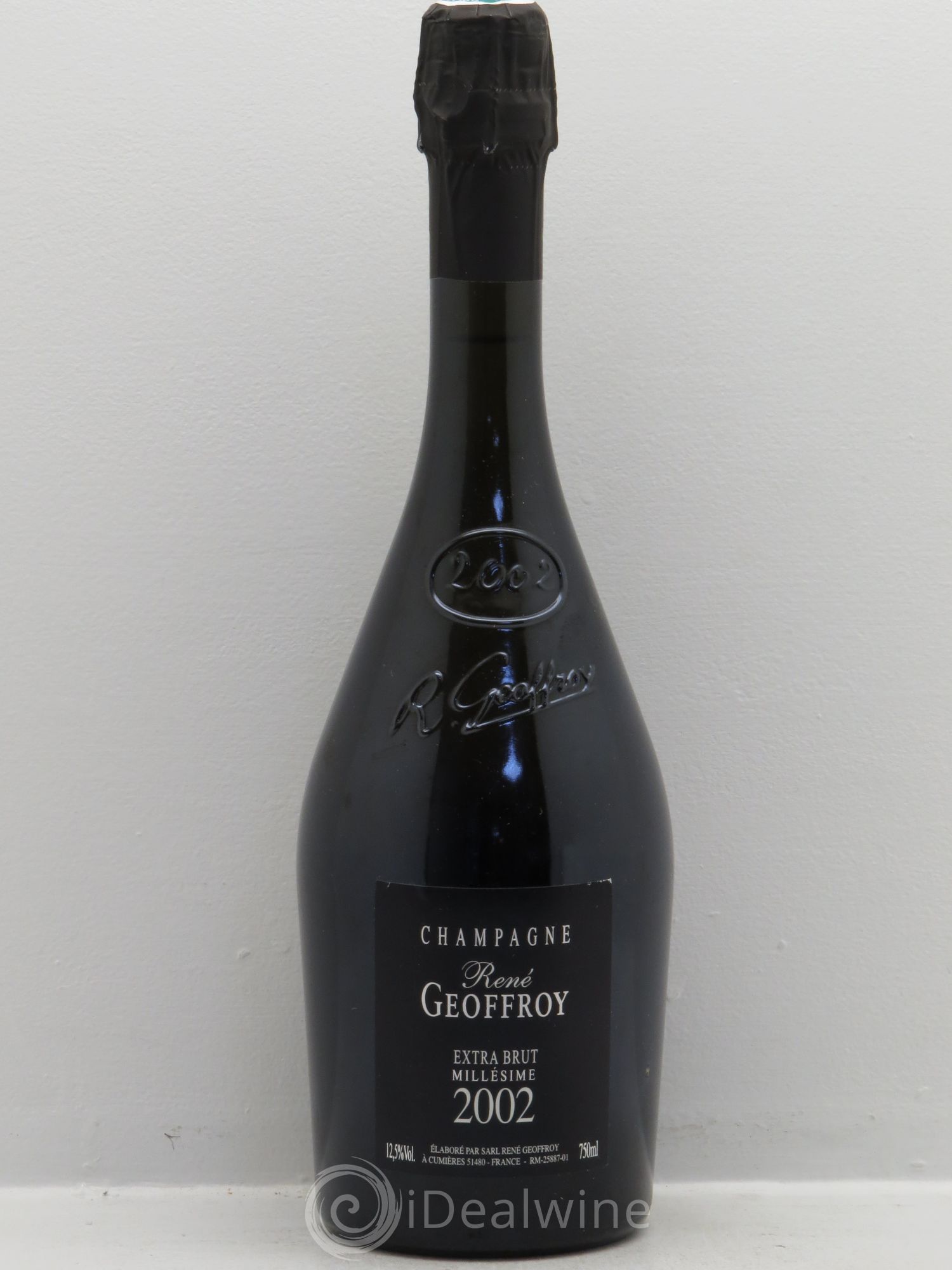 Champagne Extra brut Ay - R.Geofroy 2002 - Lot de 1 bouteille - 0