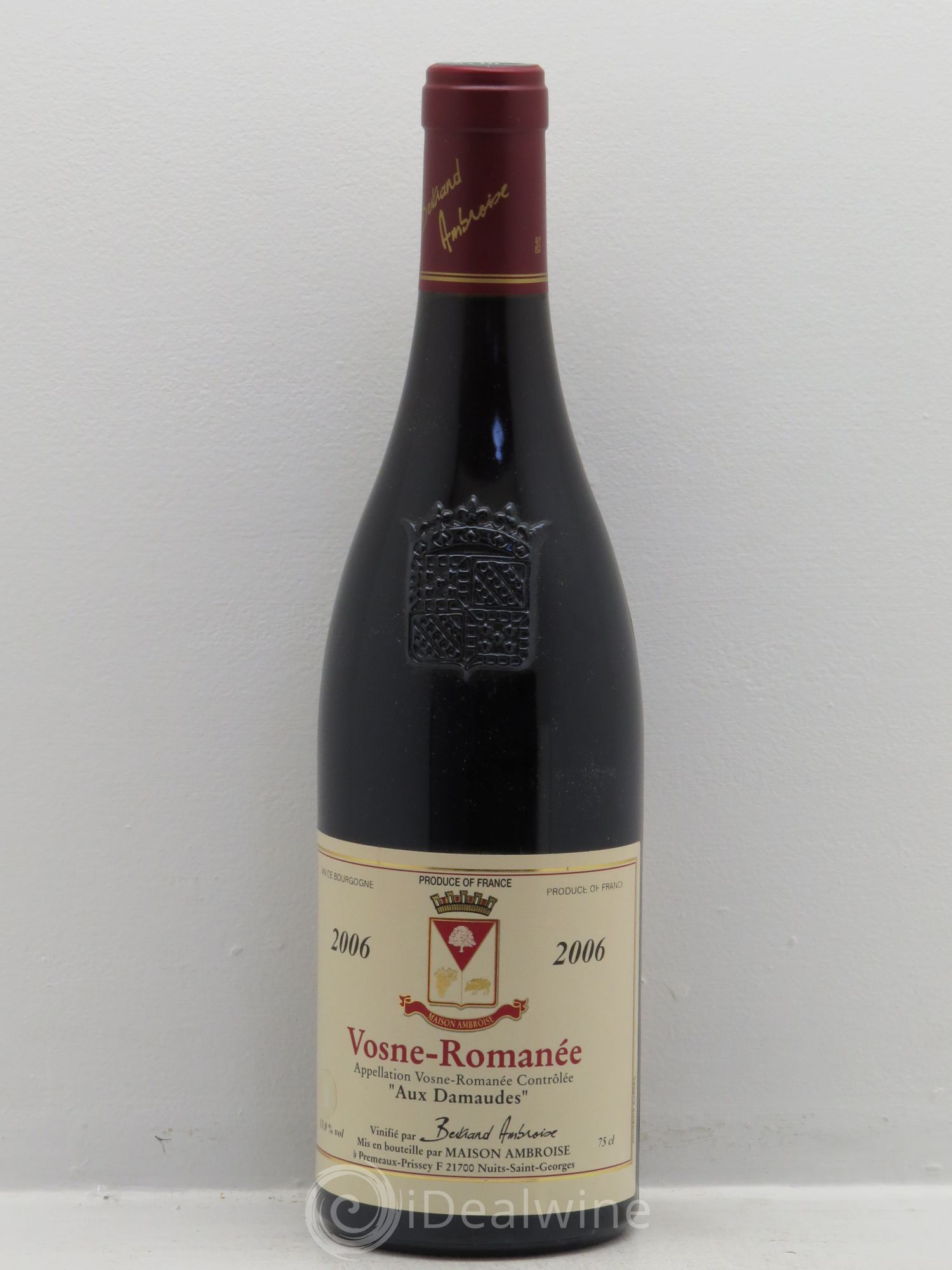 Vosne-Romanée Aux Damaudes - B.Ambroise 2006 - Posten von 1 Flasche - 0