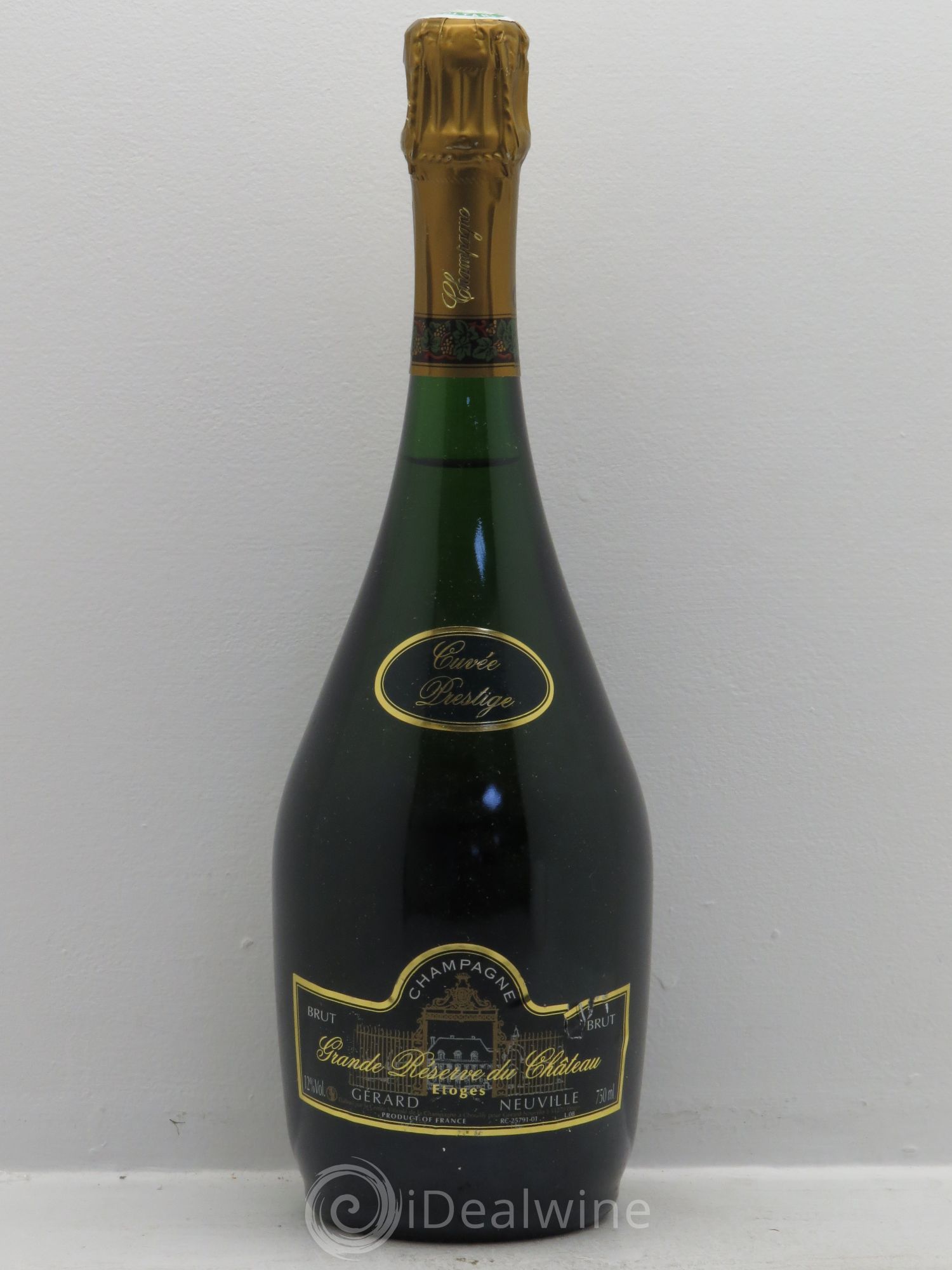 Champagne Gérard Neuville - Cuvée Prestige élaboré par Nicolas Feuillate - Chouilly - Posten von 6 Flaschen - 0