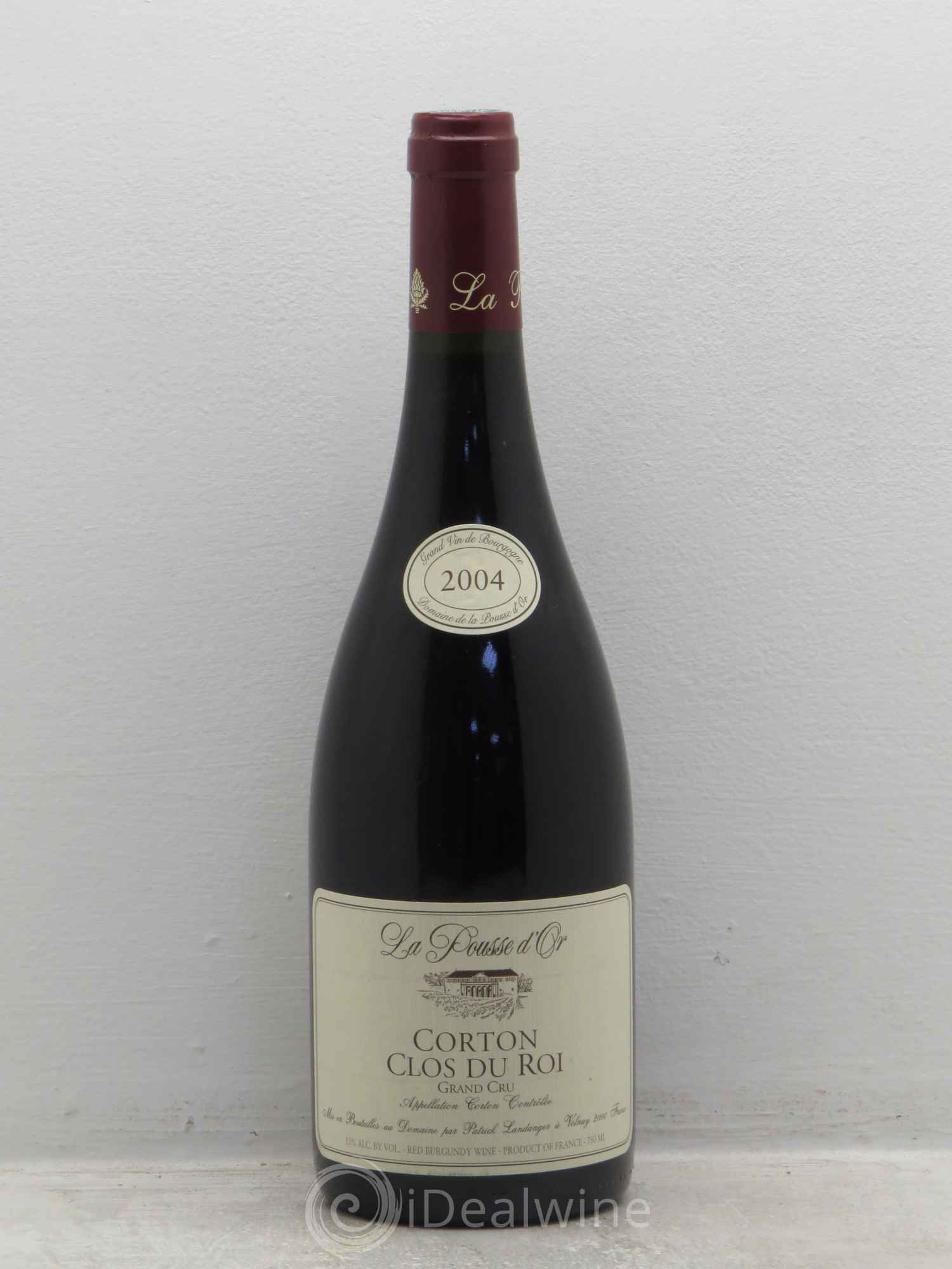 Corton Grand Cru Clos du Roi La Pousse d'Or (Domaine de) 2004 - Lot de 1 bouteille - 0