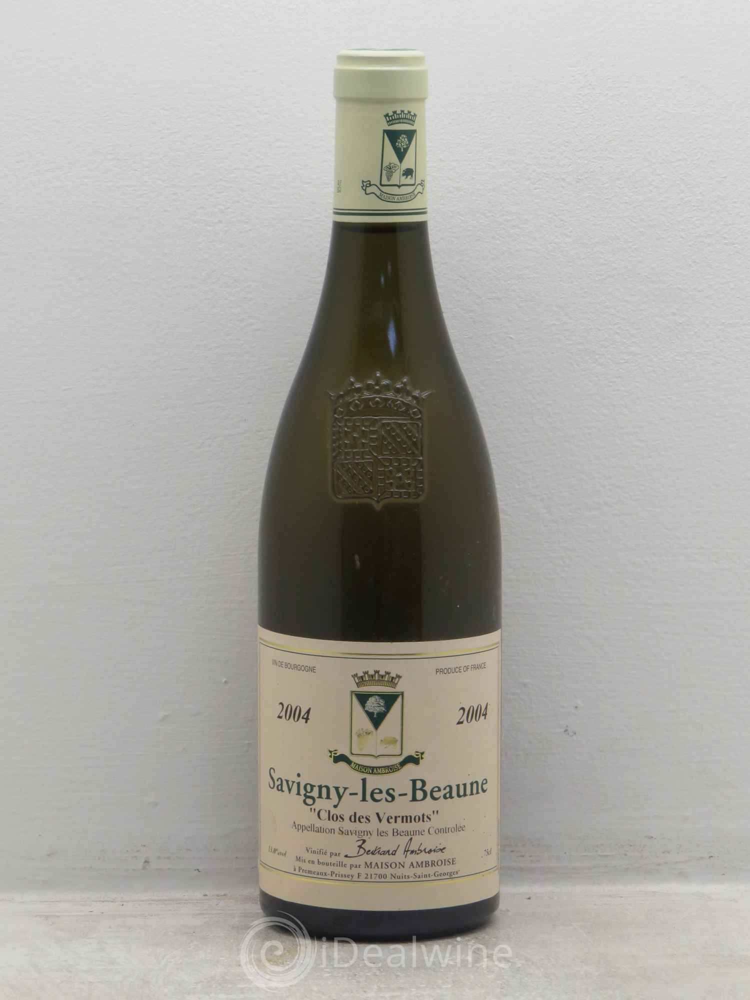 Savigny-lès-Beaune clos des vermots Ambroise 2004 - Posten von 1 Flasche - 0