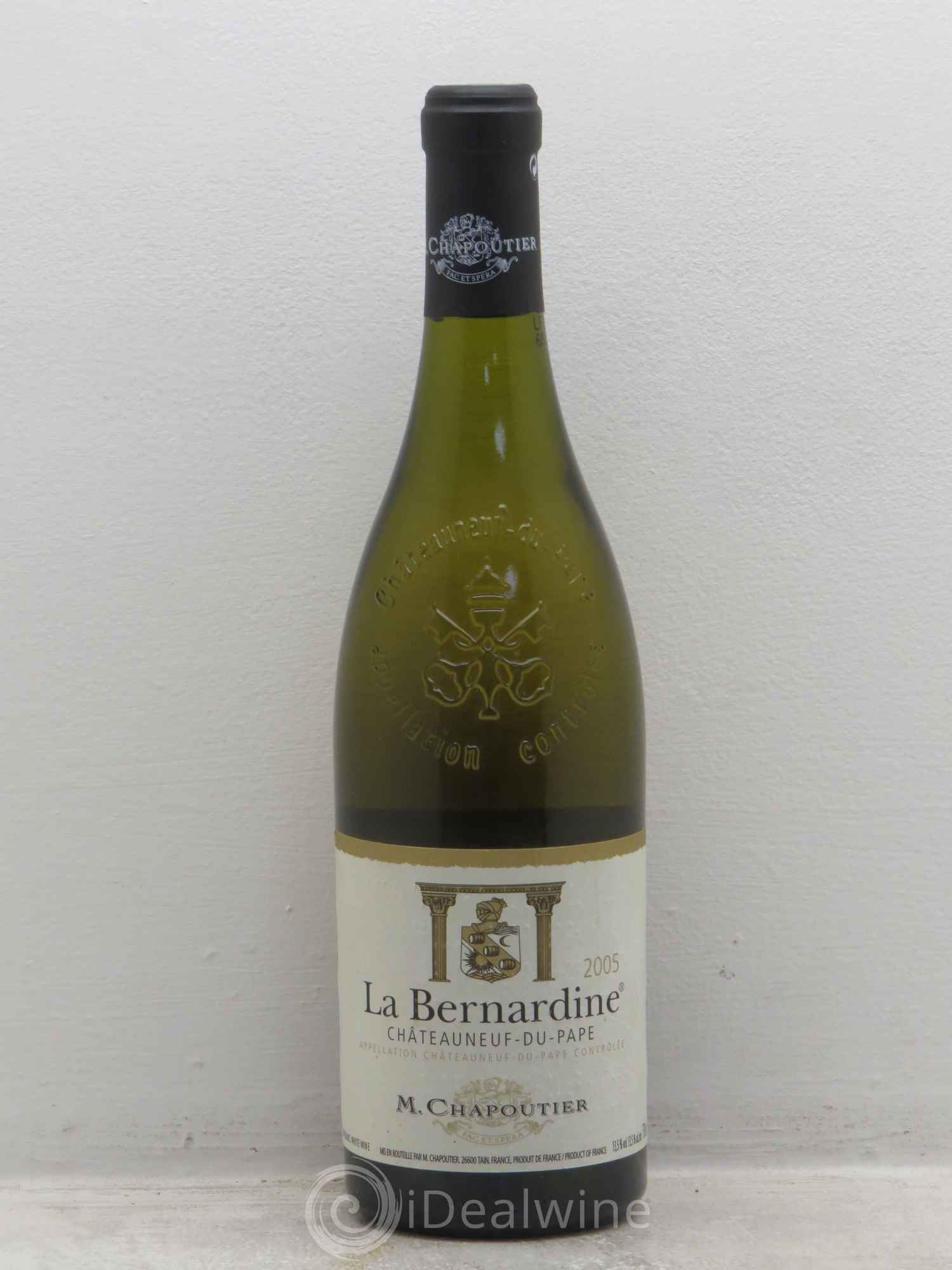 Châteauneuf-du-Pape la bernardine 2005 - Posten von 1 Flasche - 0
