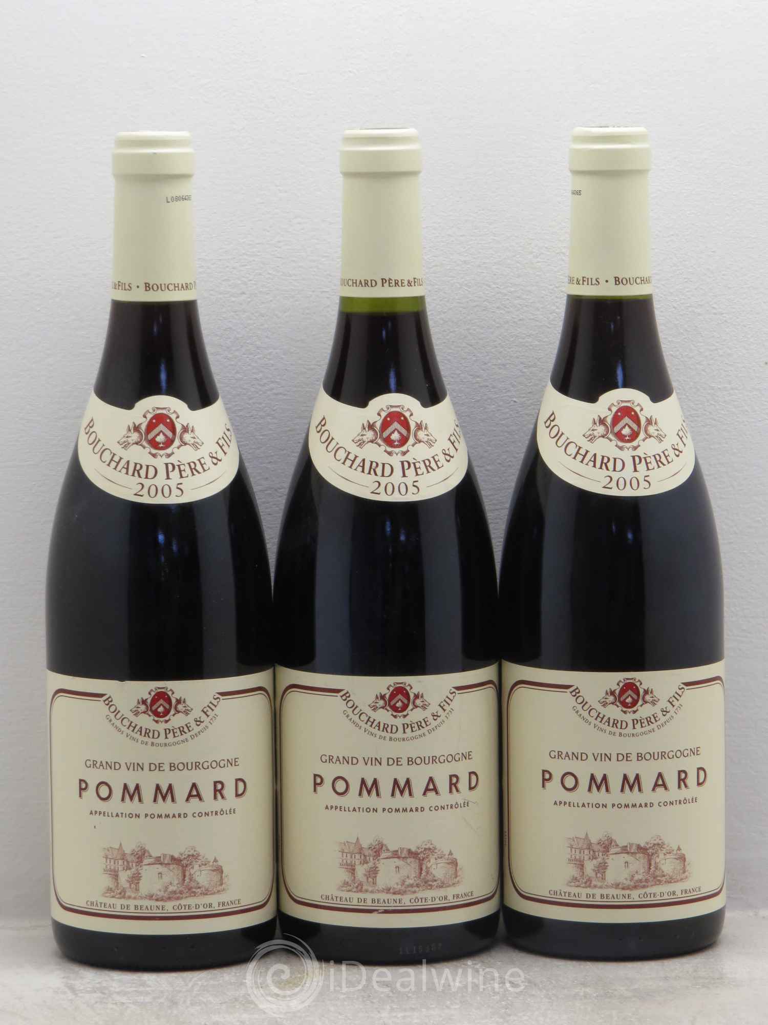 Pommard Bouchard Père & Fils 2005 - Lot de 3 bouteilles - 0